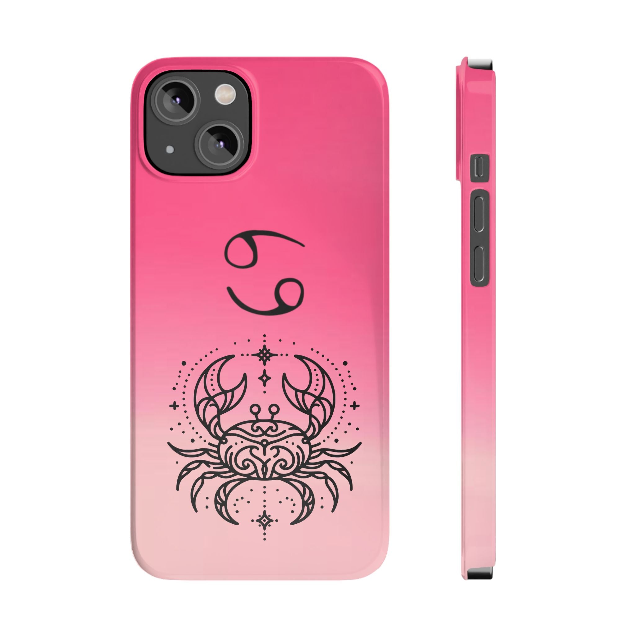 Cancer Slim Phone Case - Minimalist Zodiac/Life Support Design