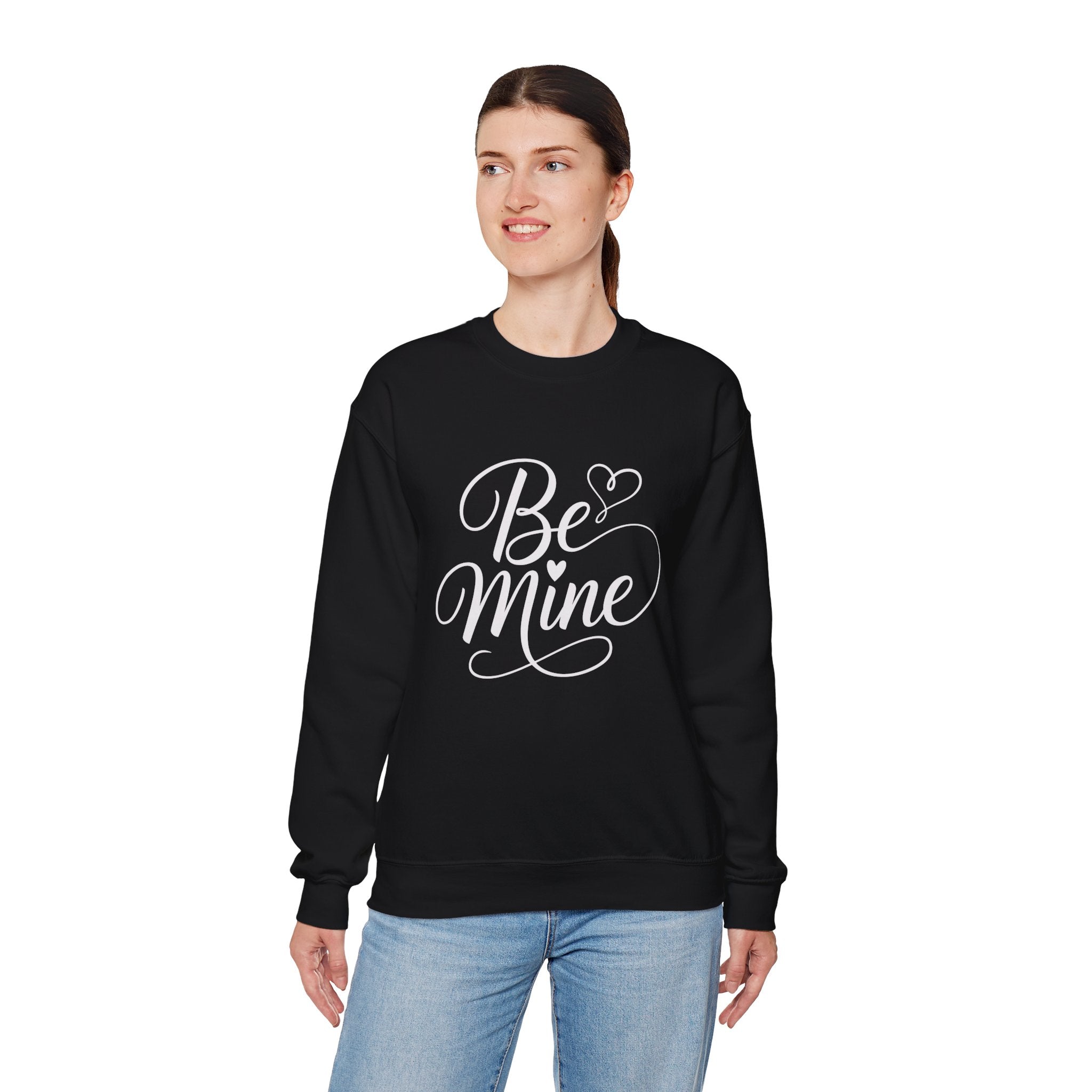 Be Mine Sweatshirt — Valentine’s Day Heart Graphic Crewneck
