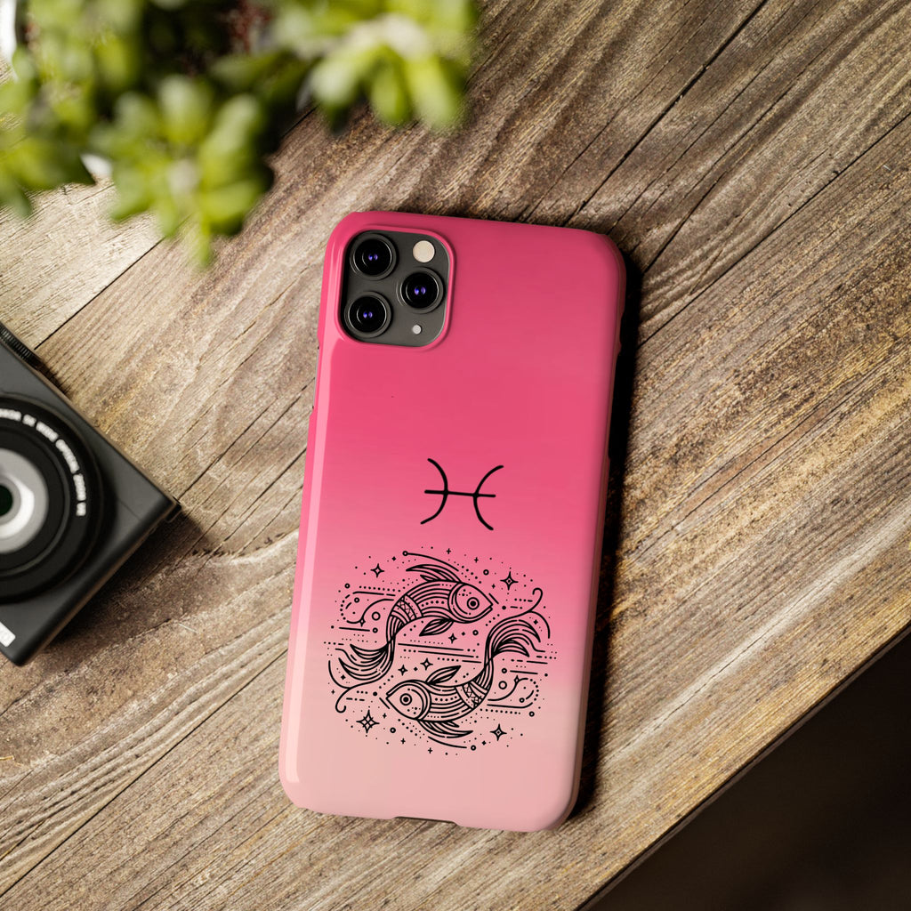 Pisces Slim Phone Case - Minimal Zodiac Phone Cover