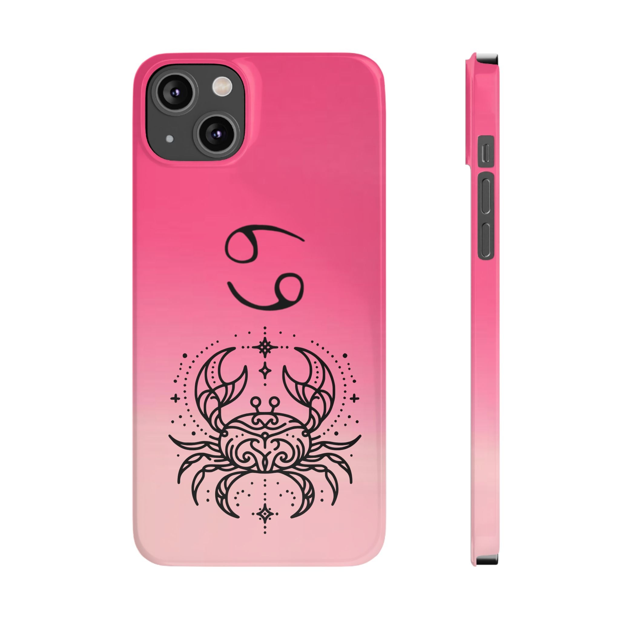 Cancer Slim Phone Case - Minimalist Zodiac/Life Support Design