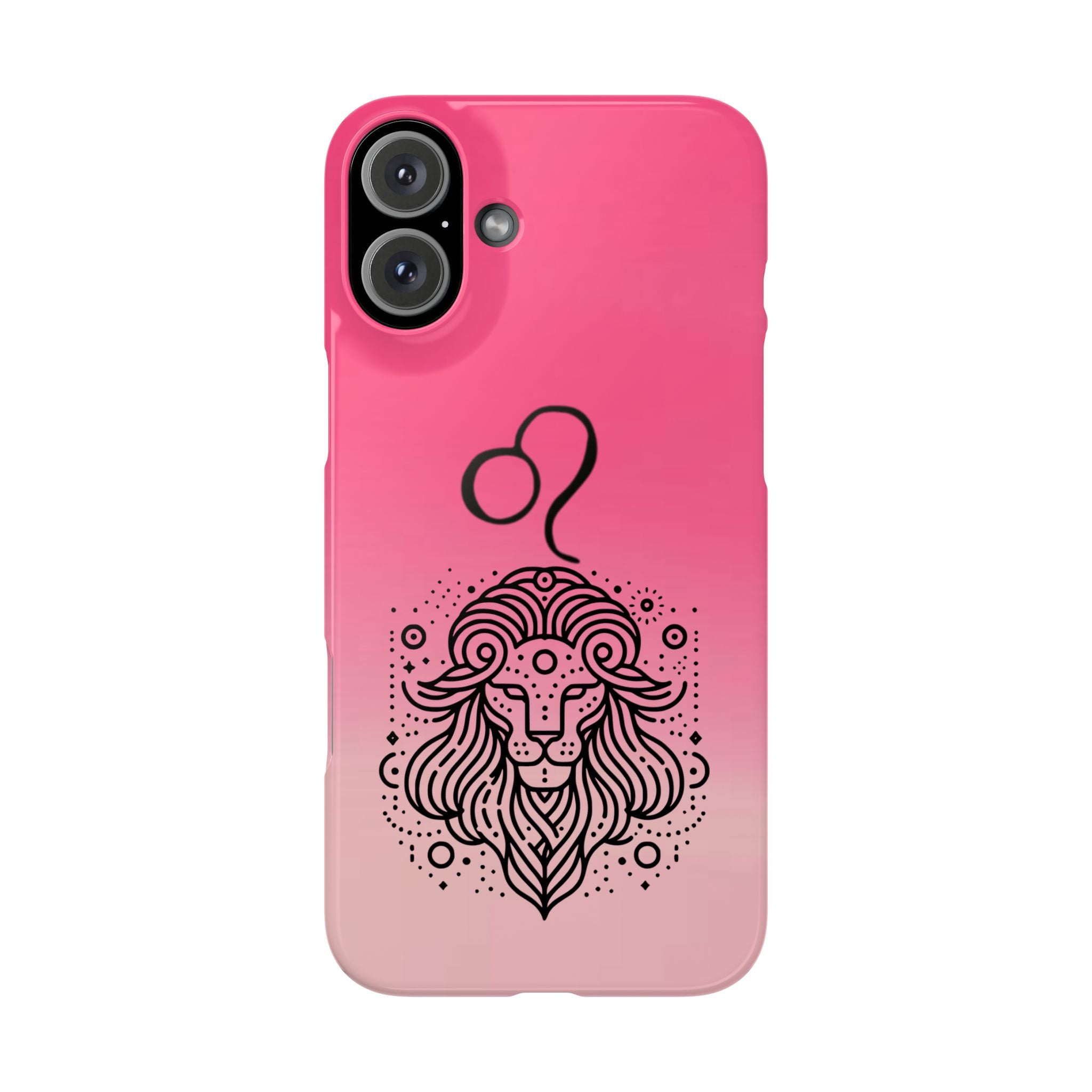 Leo Zodiac Slim Phone Case - Minimalist Horoscope Design