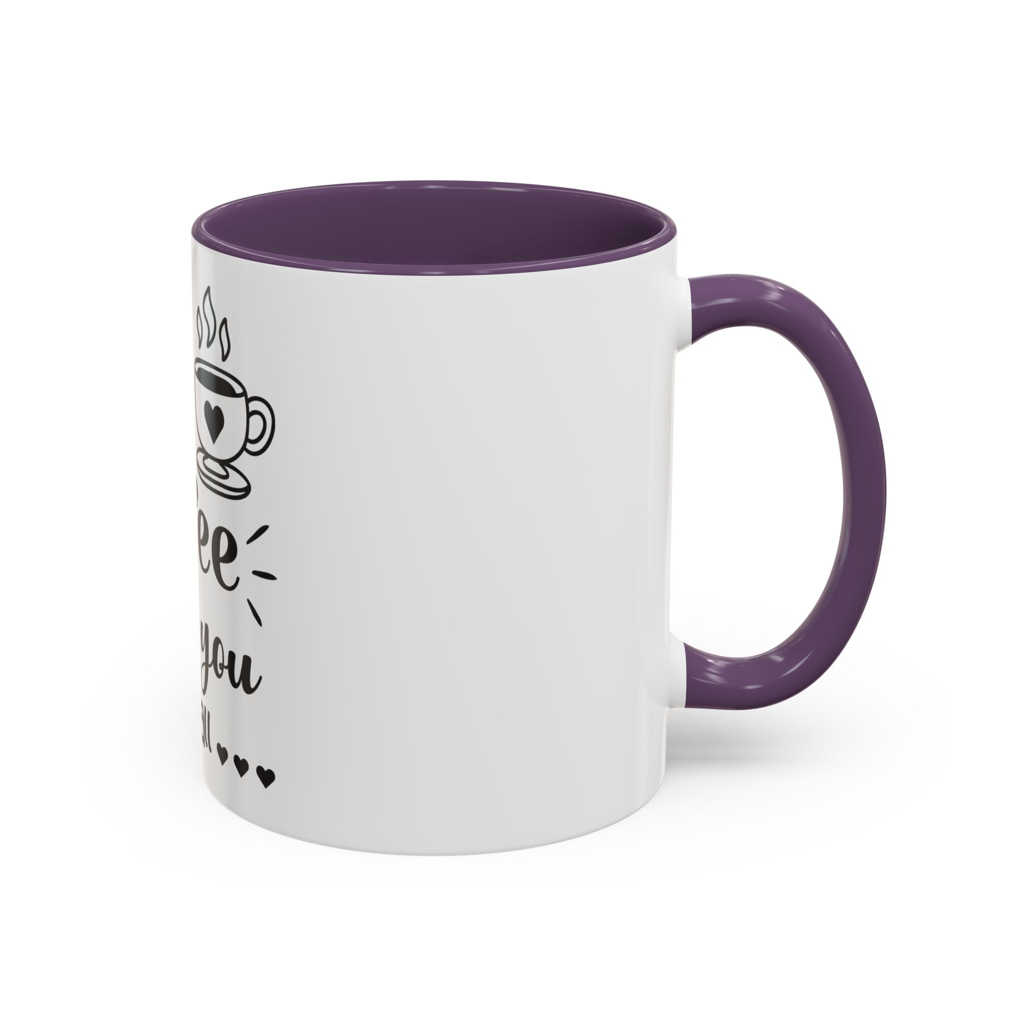 Coffee Mug — "Dear Coffee, I Love You" Accent Ceramic Mug (11/15oz)