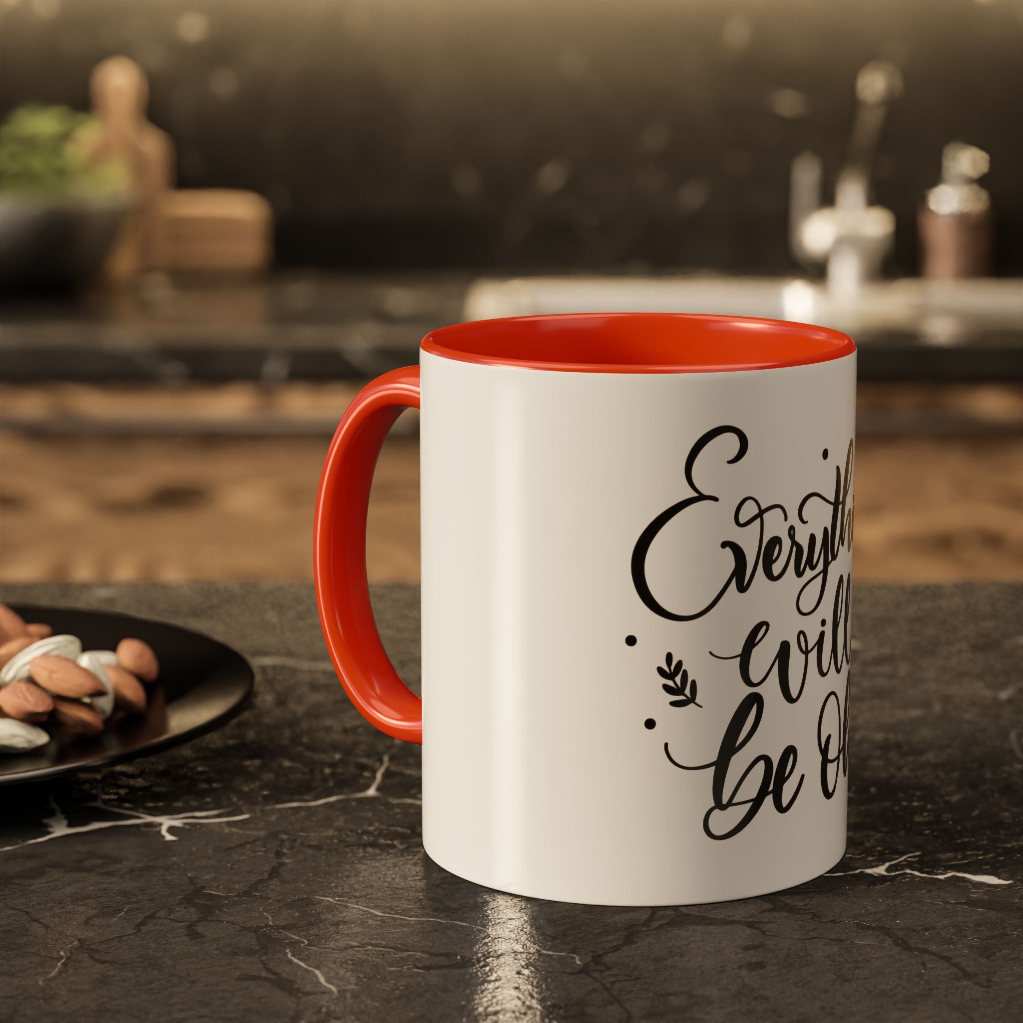 Everything Will Be Ok Mug — Inspirational Coffee Cup (11oz & 15oz)