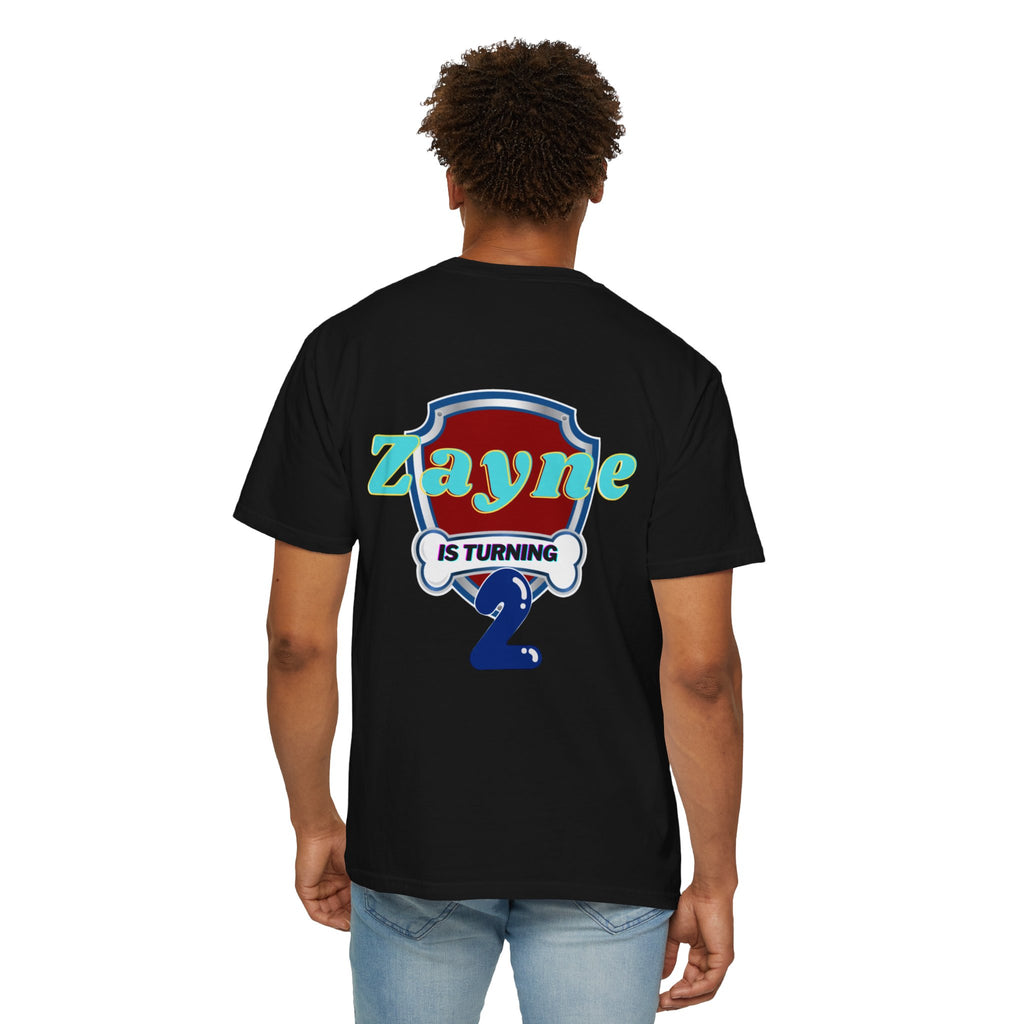 Kids' Paw Patrol Birthday T-Shirt — "Zayne Daddy 2" Personalized Party Tee