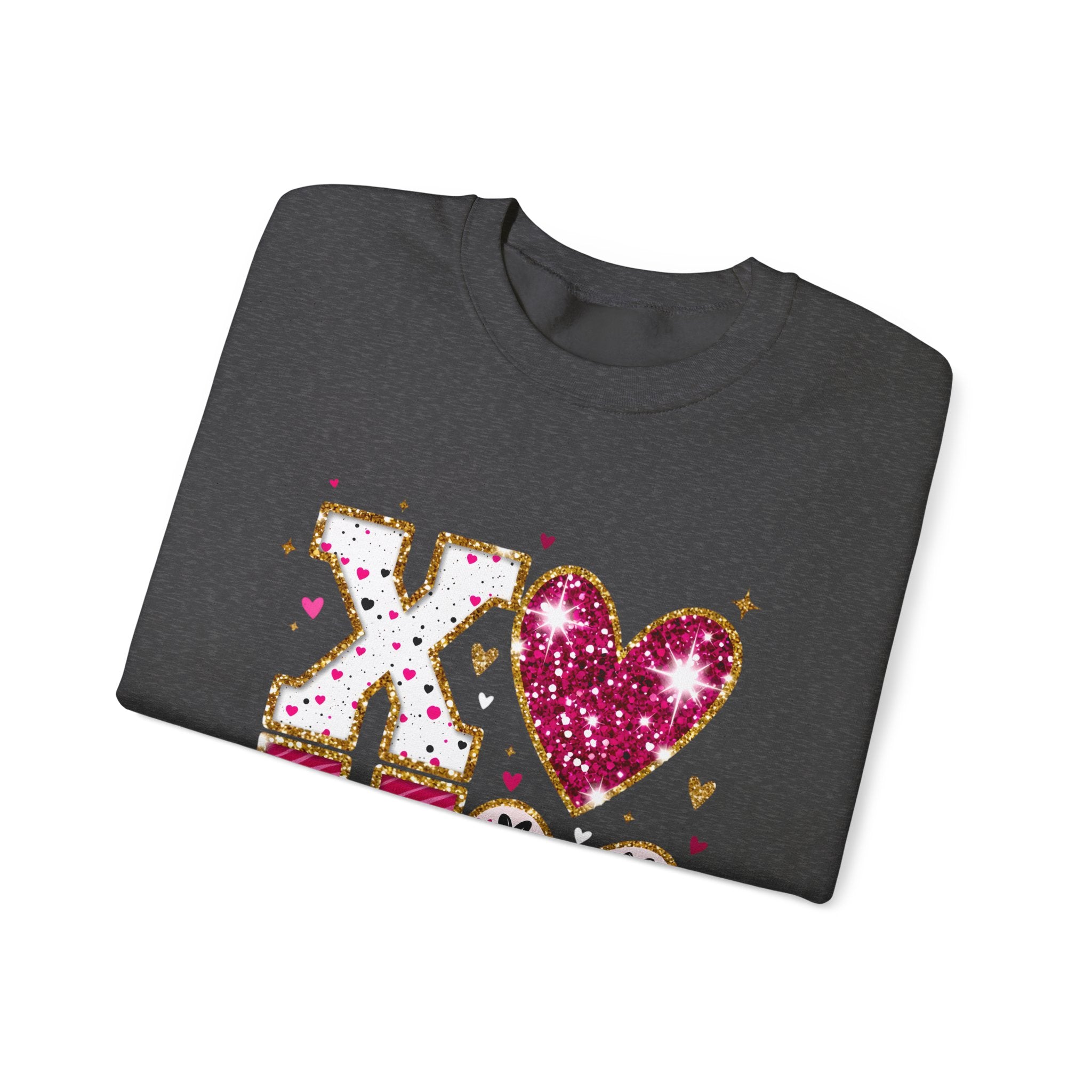 Valentine XOXO Heart Crewneck Sweatshirt