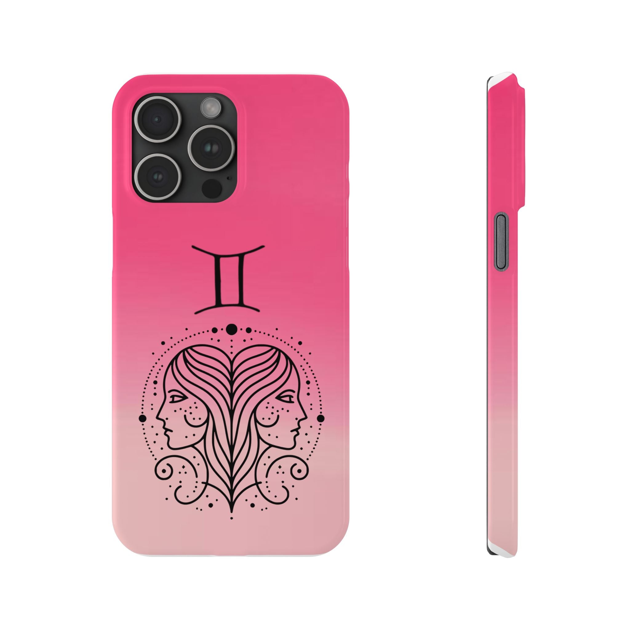 Gemini Slim Phone Case — Zodiac Constellation Design