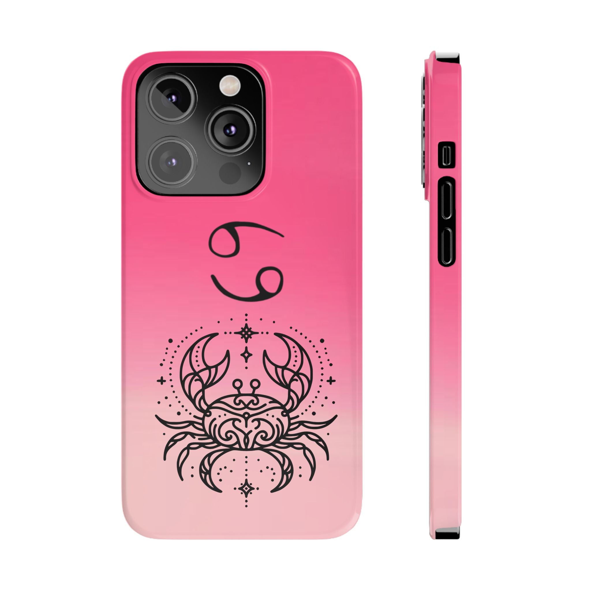Cancer Slim Phone Case - Minimalist Zodiac/Life Support Design