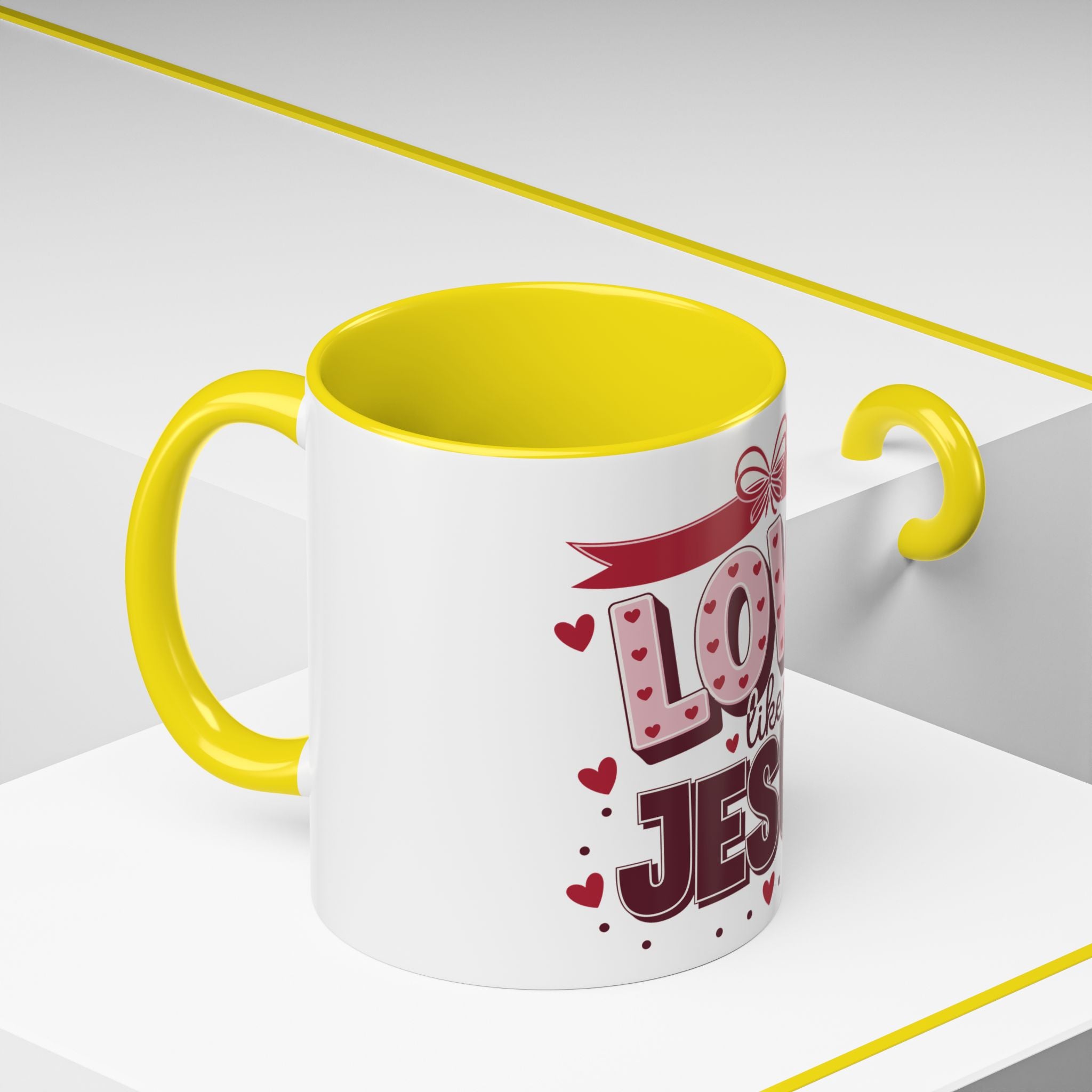 Love Like Jesus Coffee Mug — Christian Valentine Gift (11/15 oz)