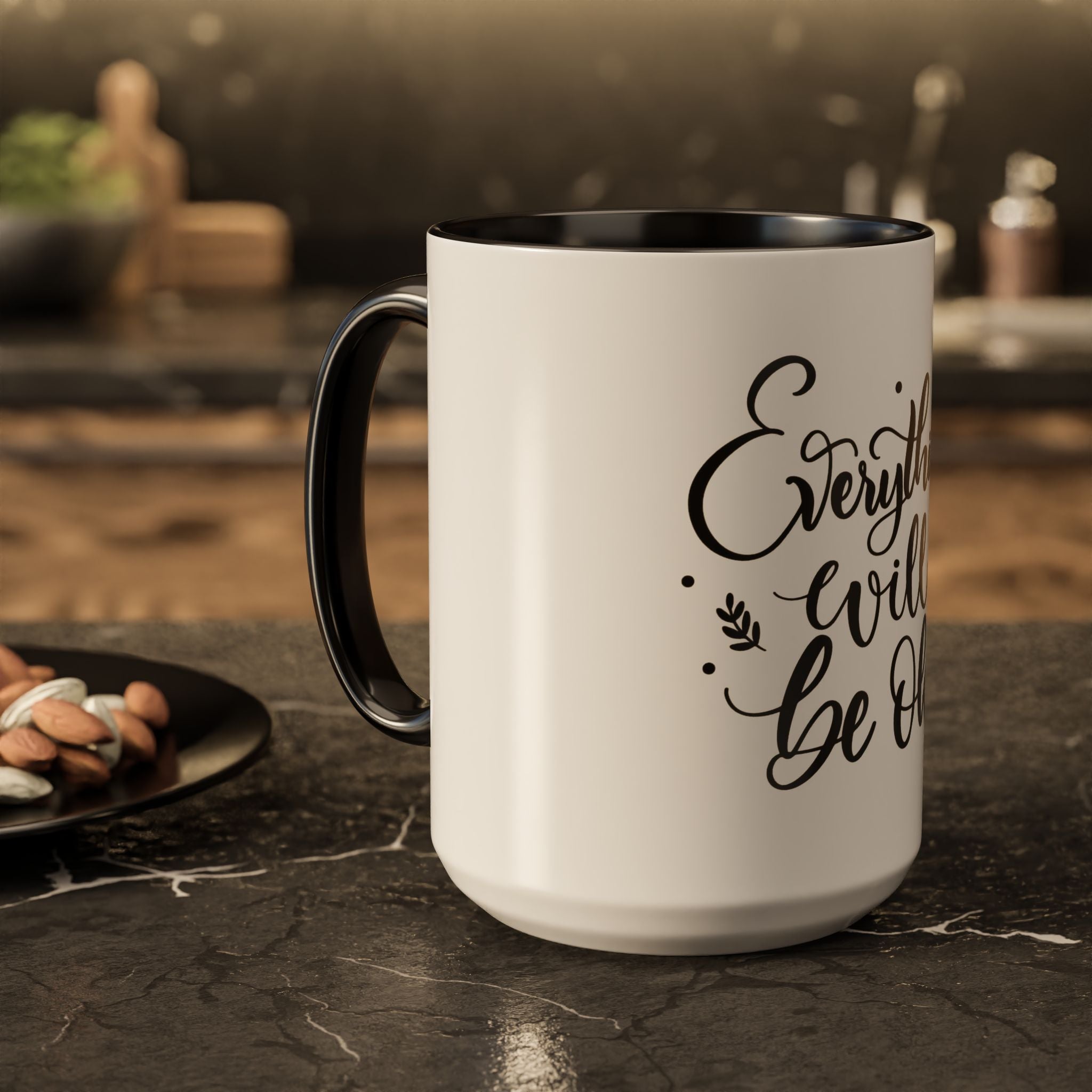Everything Will Be Ok Mug — Inspirational Coffee Cup (11oz & 15oz)