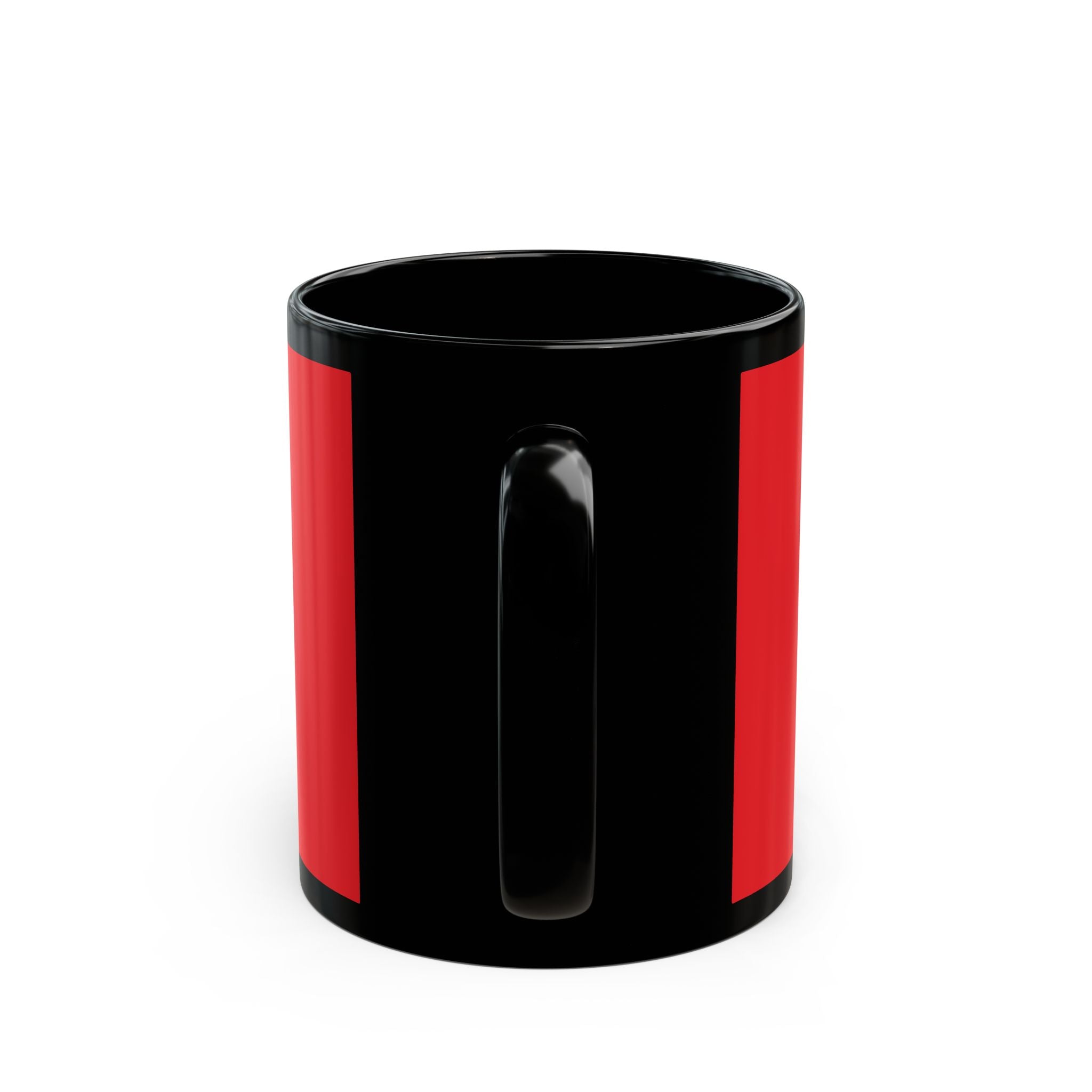 My Blood Type Is Coffee Mug — Funny Red & Black Coffee Cup for Coffee Lovers
