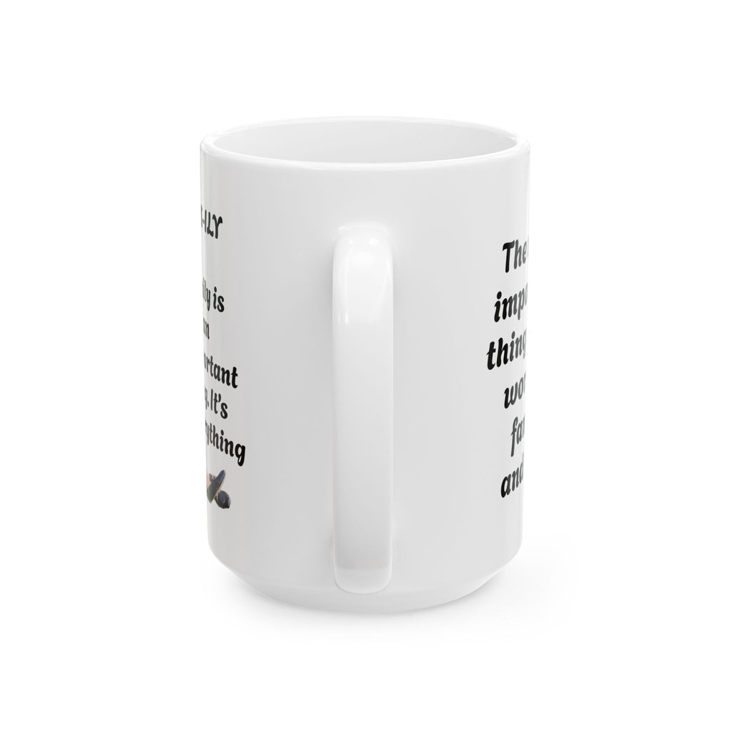 Family Photo Ceramic Mug - Personalized Photo Coffee Cup with Heart Accent (11oz, 15oz)