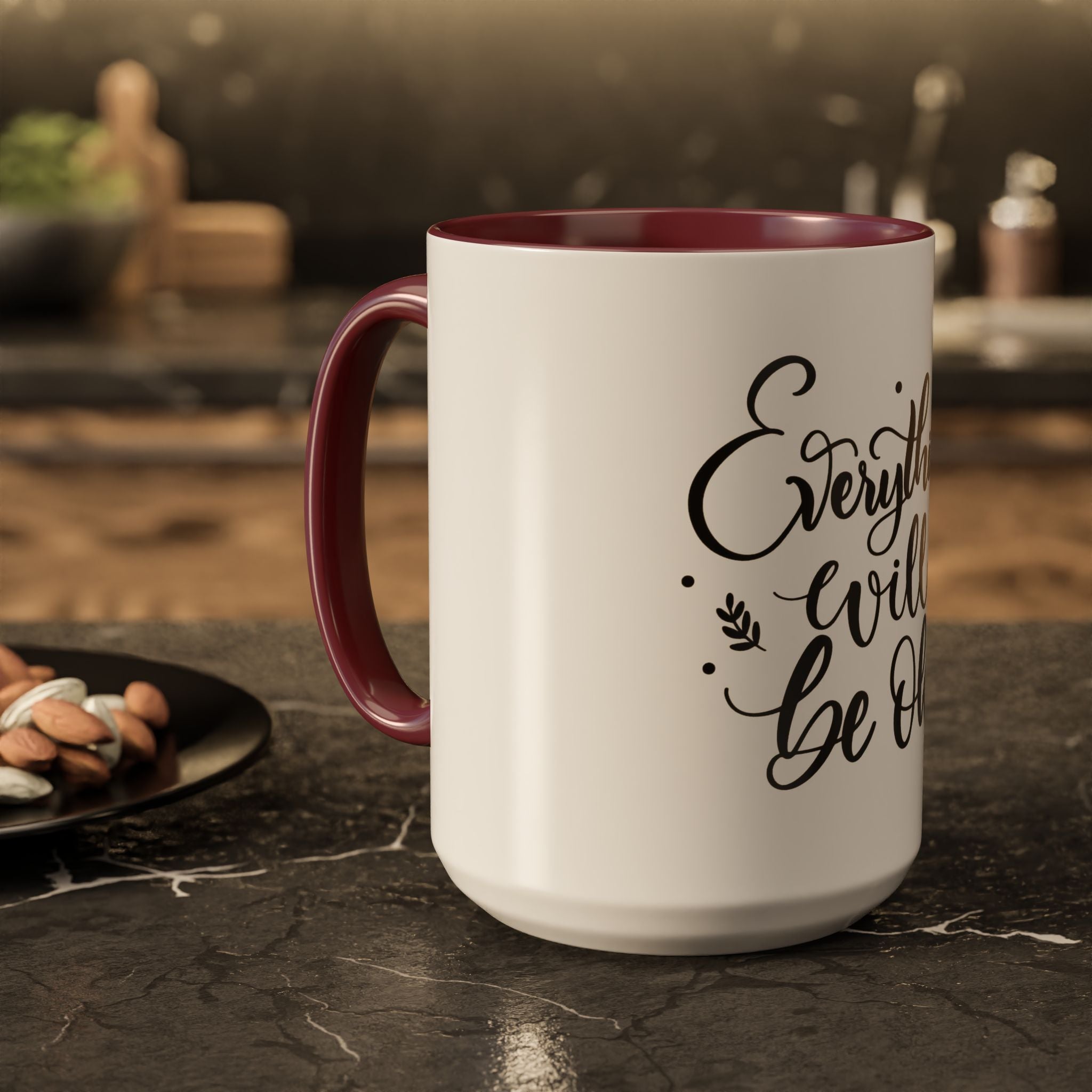 Everything Will Be Ok Mug — Inspirational Coffee Cup (11oz & 15oz)