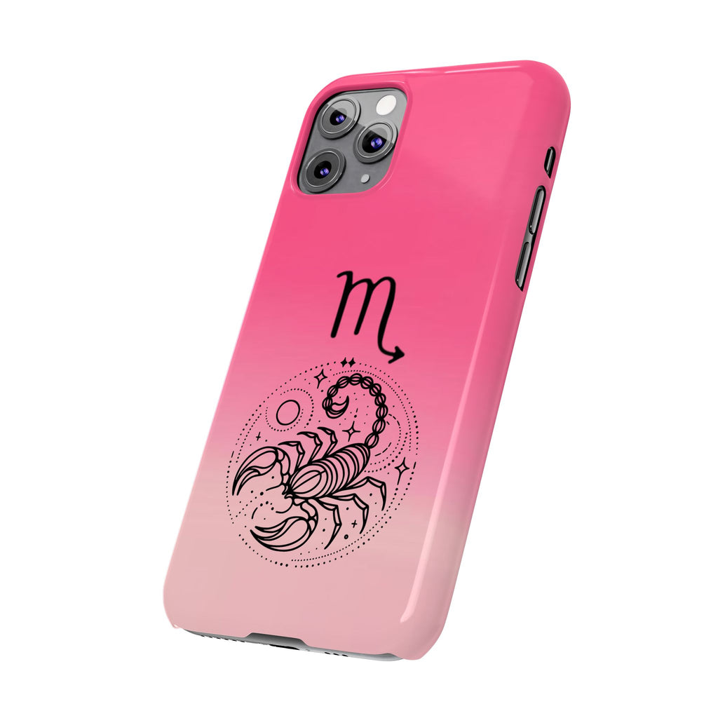 Scorpio Slim Phone Case - Zodiac Constellation Design