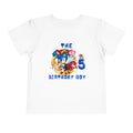 Personalized the Birthday Boy 5 Toddler Tee — Sonic Party Shirt
