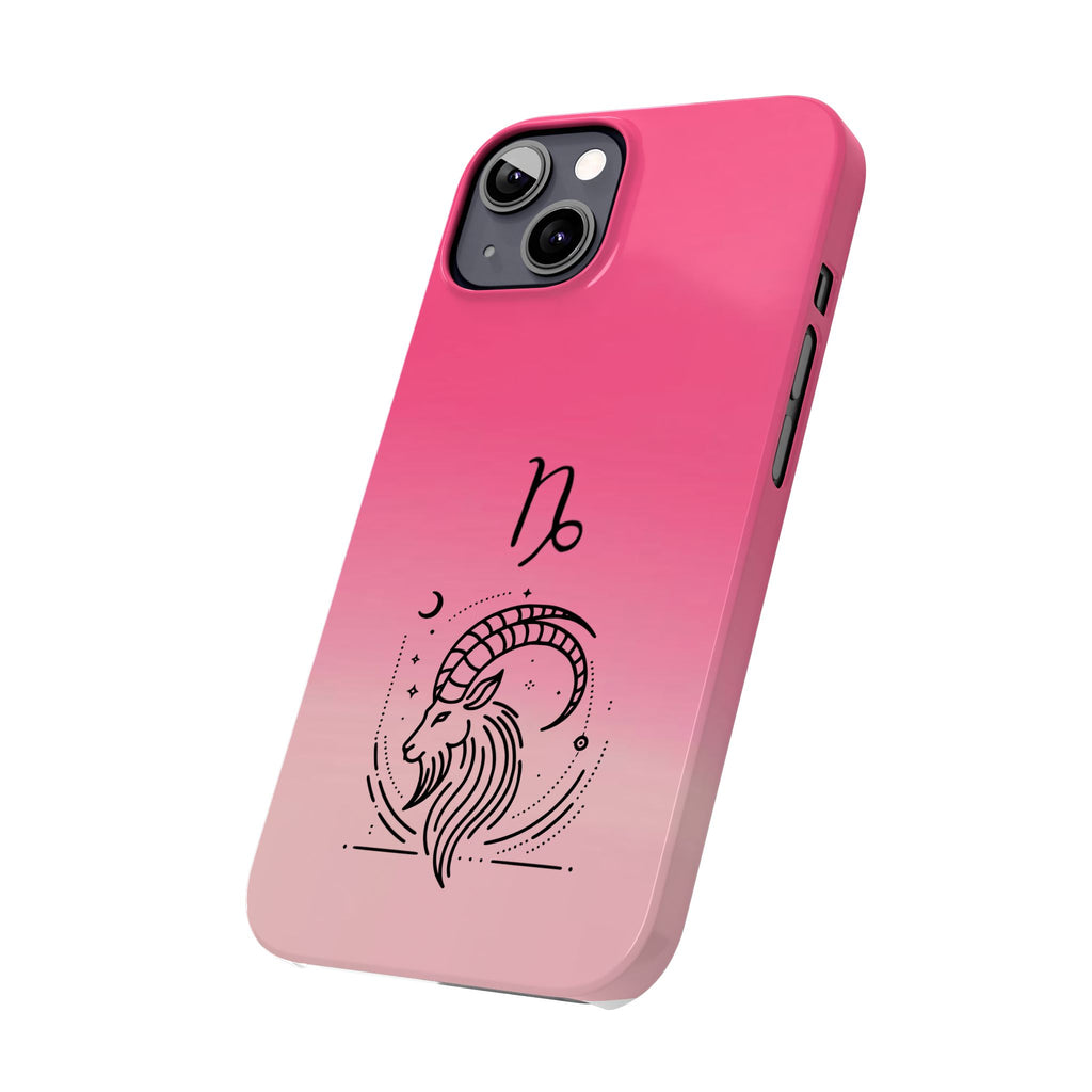 Capricorn Slim Phone Case - Minimal Zodiac Phone Cover