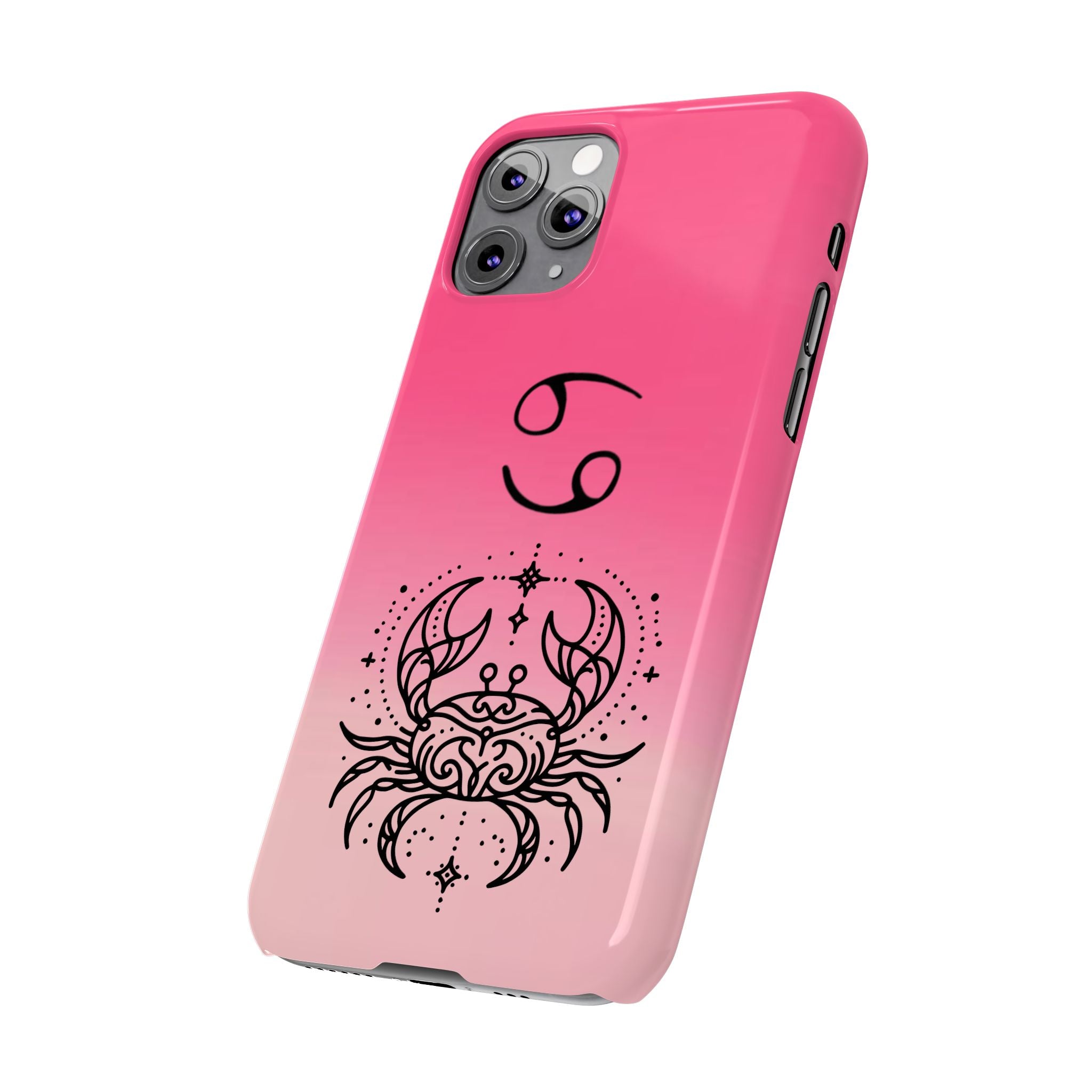 Cancer Slim Phone Case - Minimalist Zodiac/Life Support Design