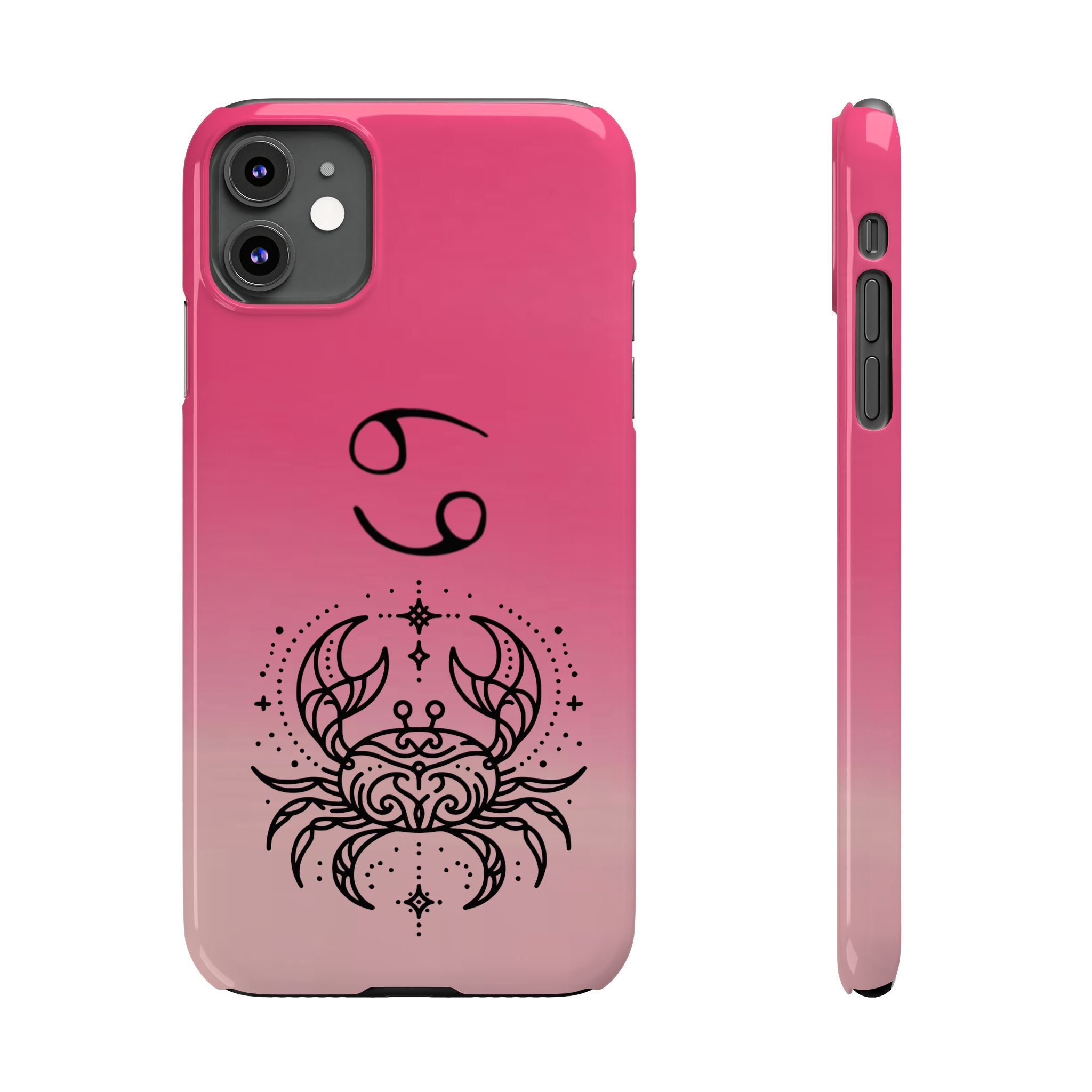 Cancer Slim Phone Case - Minimalist Zodiac/Life Support Design
