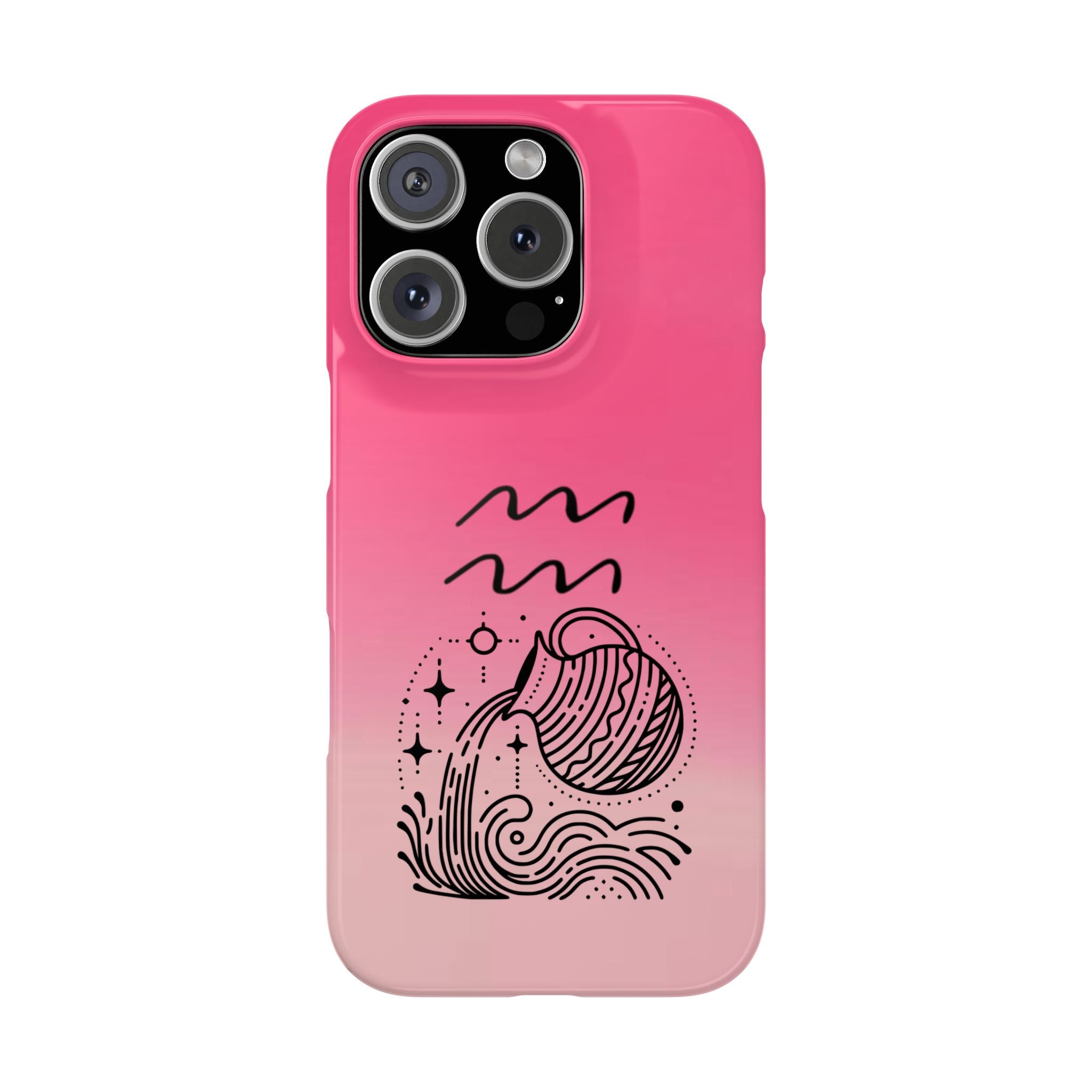 Aquarius Slim Phone Case - Zodiac Astrology Birthday Gift