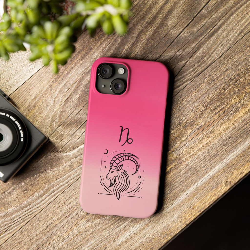 Capricorn Slim Phone Case - Minimal Zodiac Phone Cover