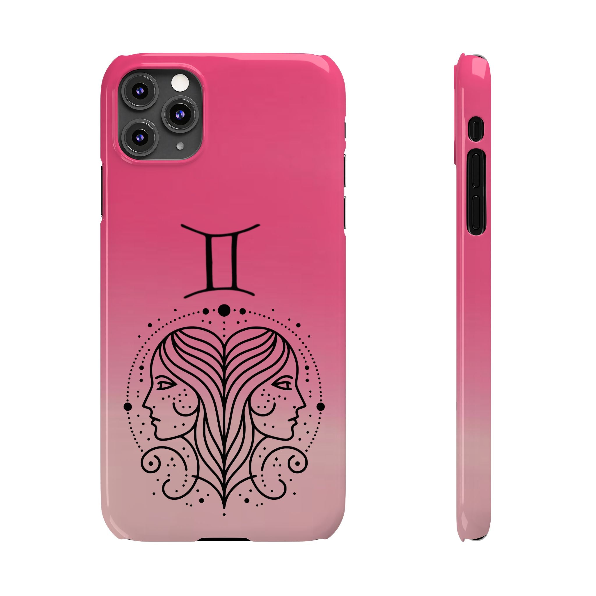 Gemini Slim Phone Case — Zodiac Constellation Design