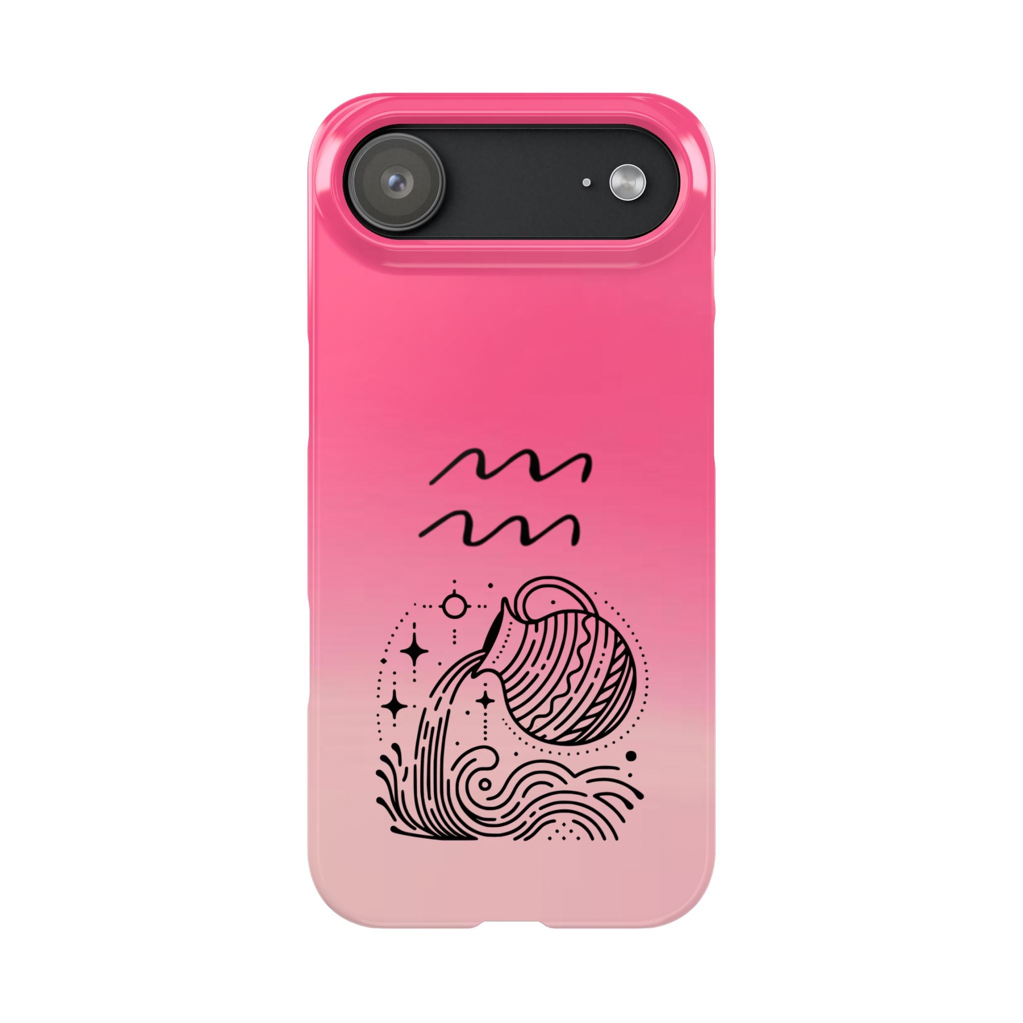 Aquarius Slim Phone Case - Zodiac Astrology Birthday Gift