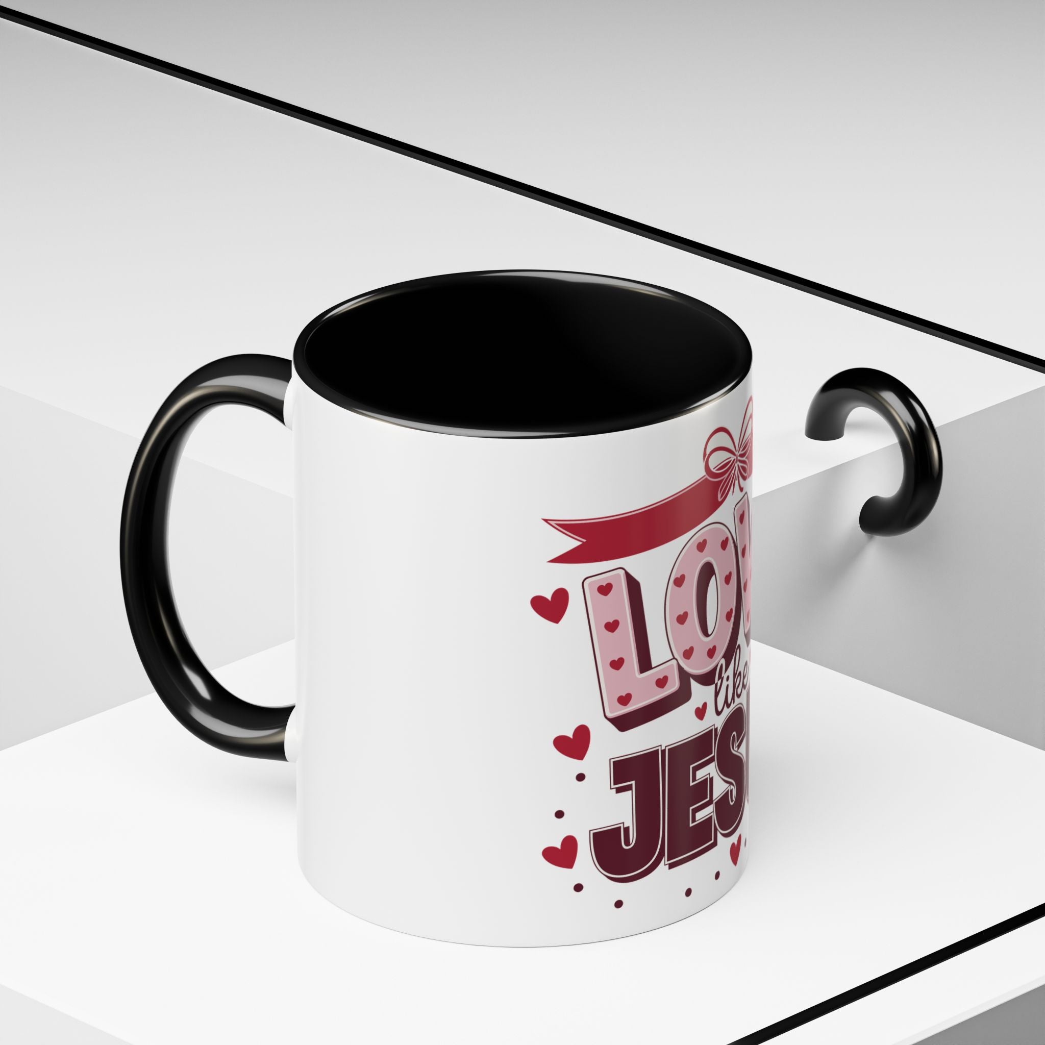Love Like Jesus Coffee Mug — Christian Valentine Gift (11/15 oz)