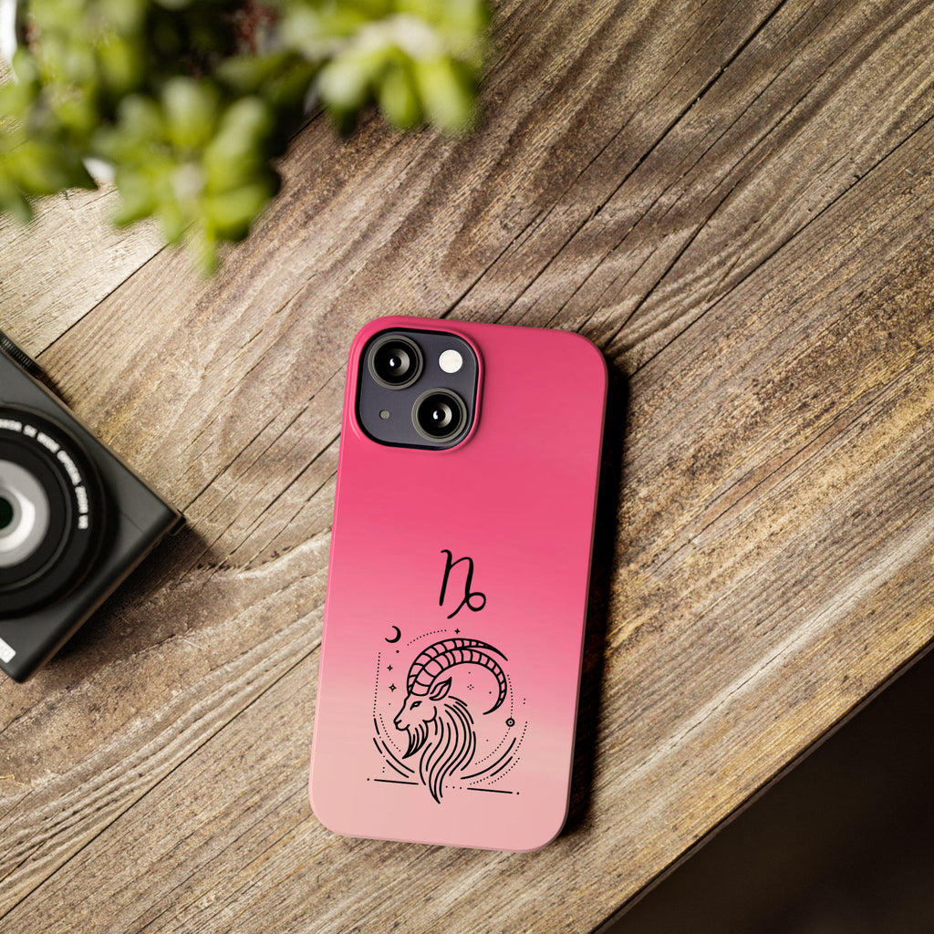 Capricorn Slim Phone Case - Minimal Zodiac Phone Cover