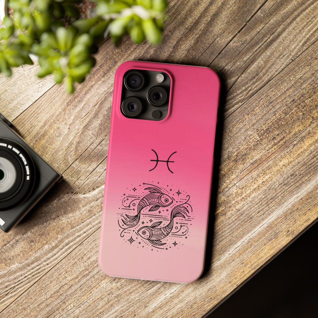 Pisces Slim Phone Case - Minimal Zodiac Phone Cover
