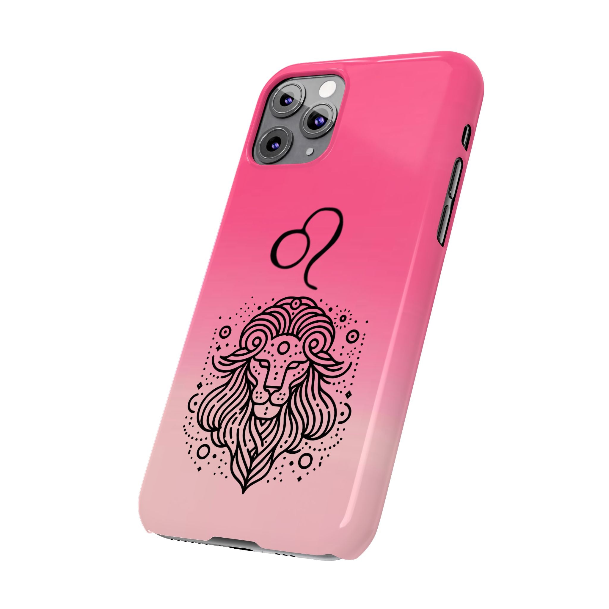 Leo Zodiac Slim Phone Case - Minimalist Horoscope Design