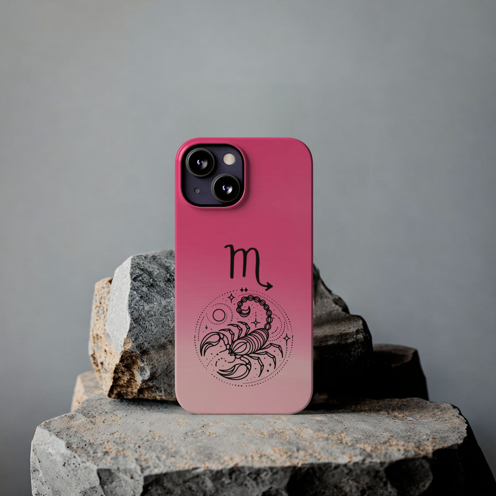 Scorpio Slim Phone Case - Zodiac Constellation Design