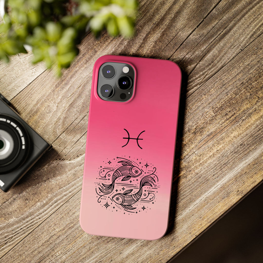 Pisces Slim Phone Case - Minimal Zodiac Phone Cover