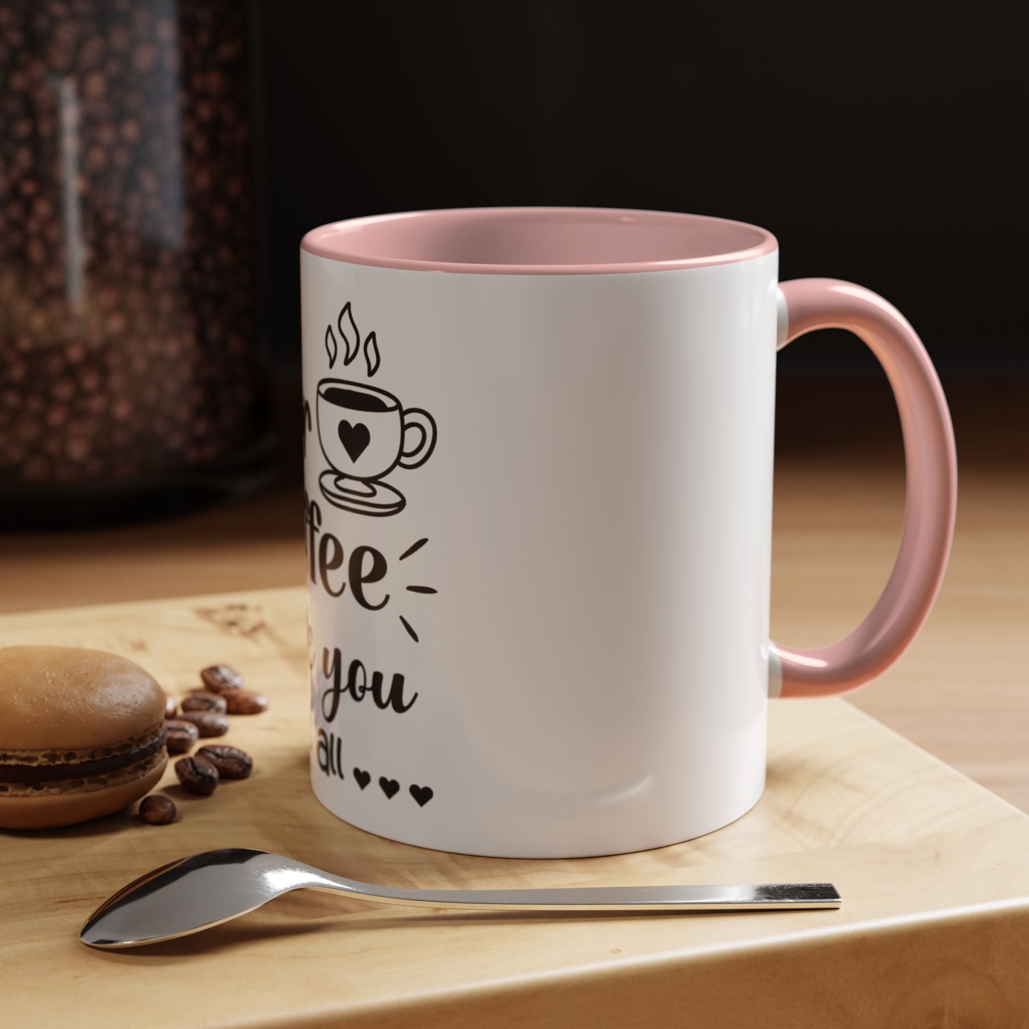 Coffee Mug — "Dear Coffee, I Love You" Accent Ceramic Mug (11/15oz)