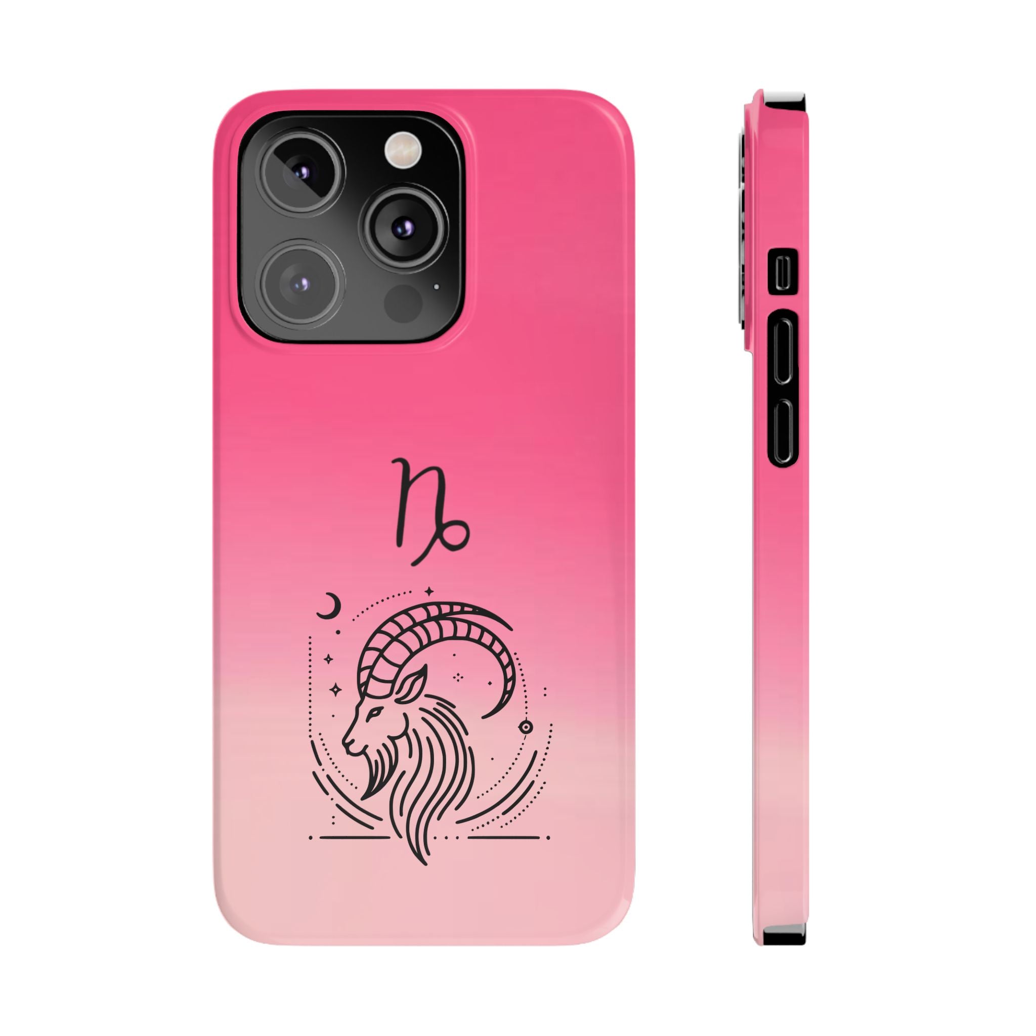 Capricorn Slim Phone Case - Minimal Zodiac Phone Cover