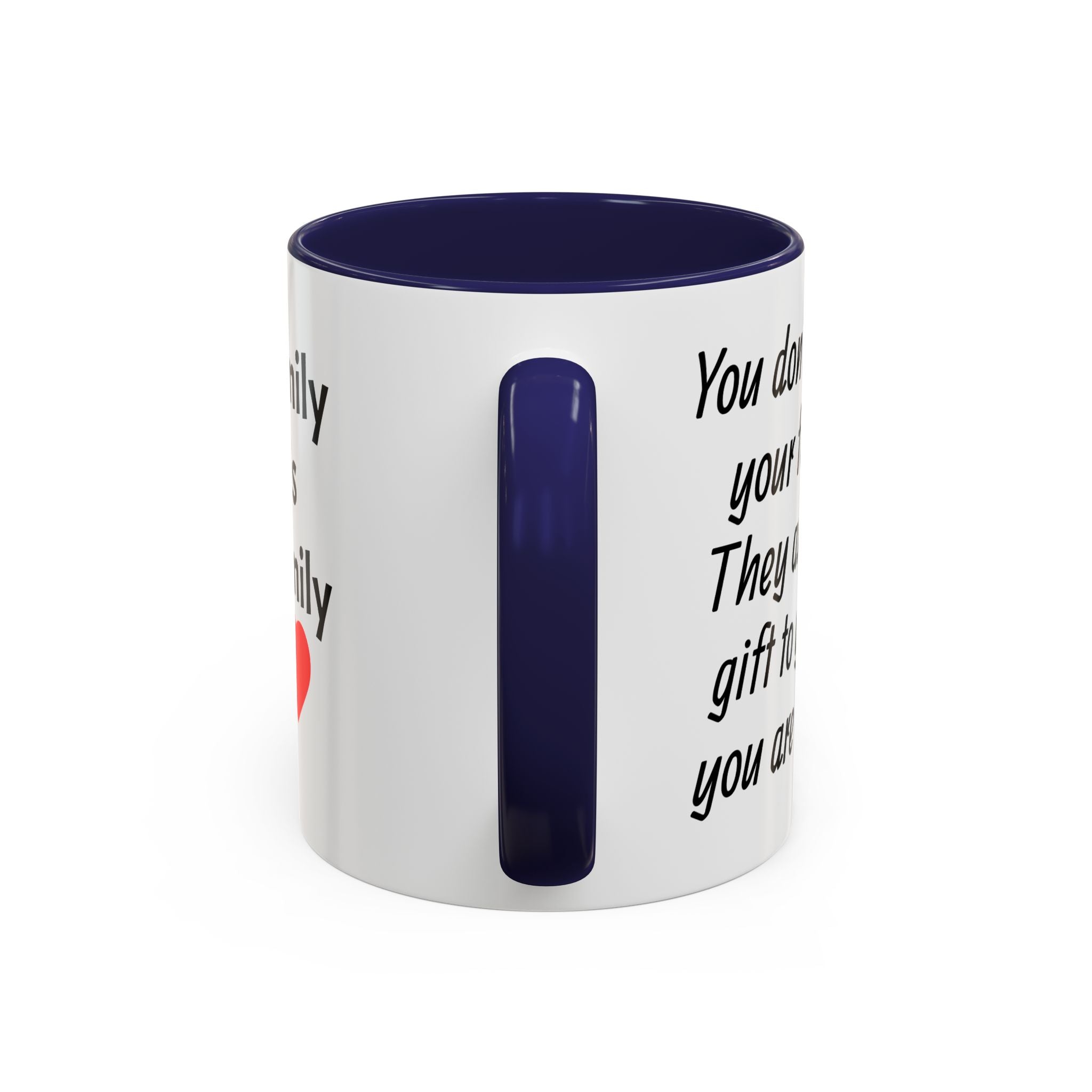 Personalized Family Photo Accent Coffee Mug — Custom 11/15oz Gift