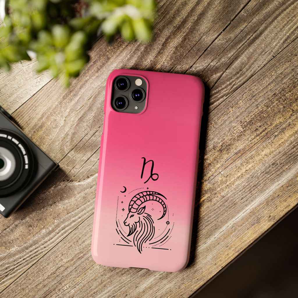 Capricorn Slim Phone Case - Minimal Zodiac Phone Cover