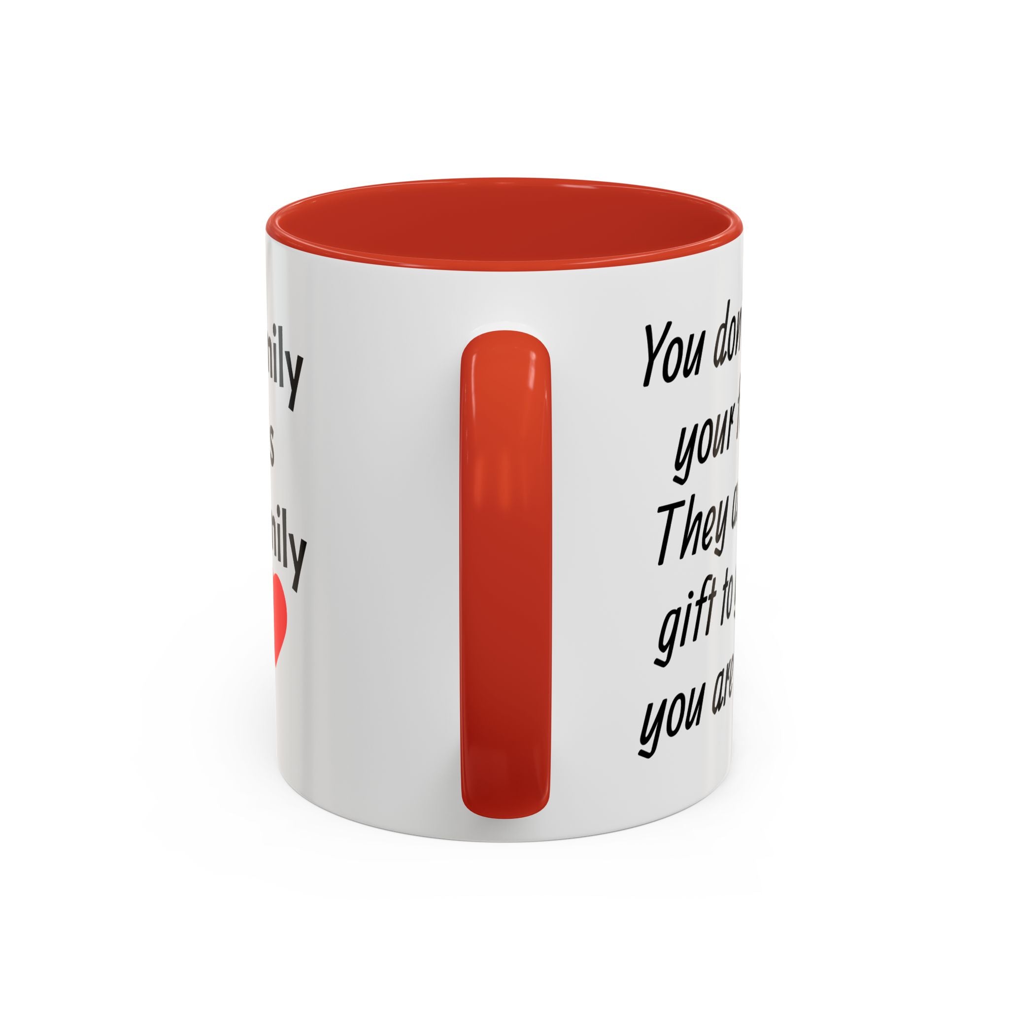 Personalized Family Photo Accent Coffee Mug — Custom 11/15oz Gift