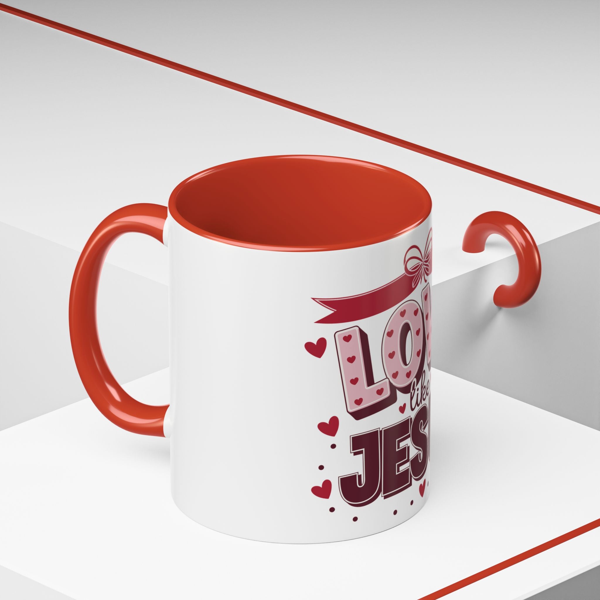 Love Like Jesus Coffee Mug — Christian Valentine Gift (11/15 oz)