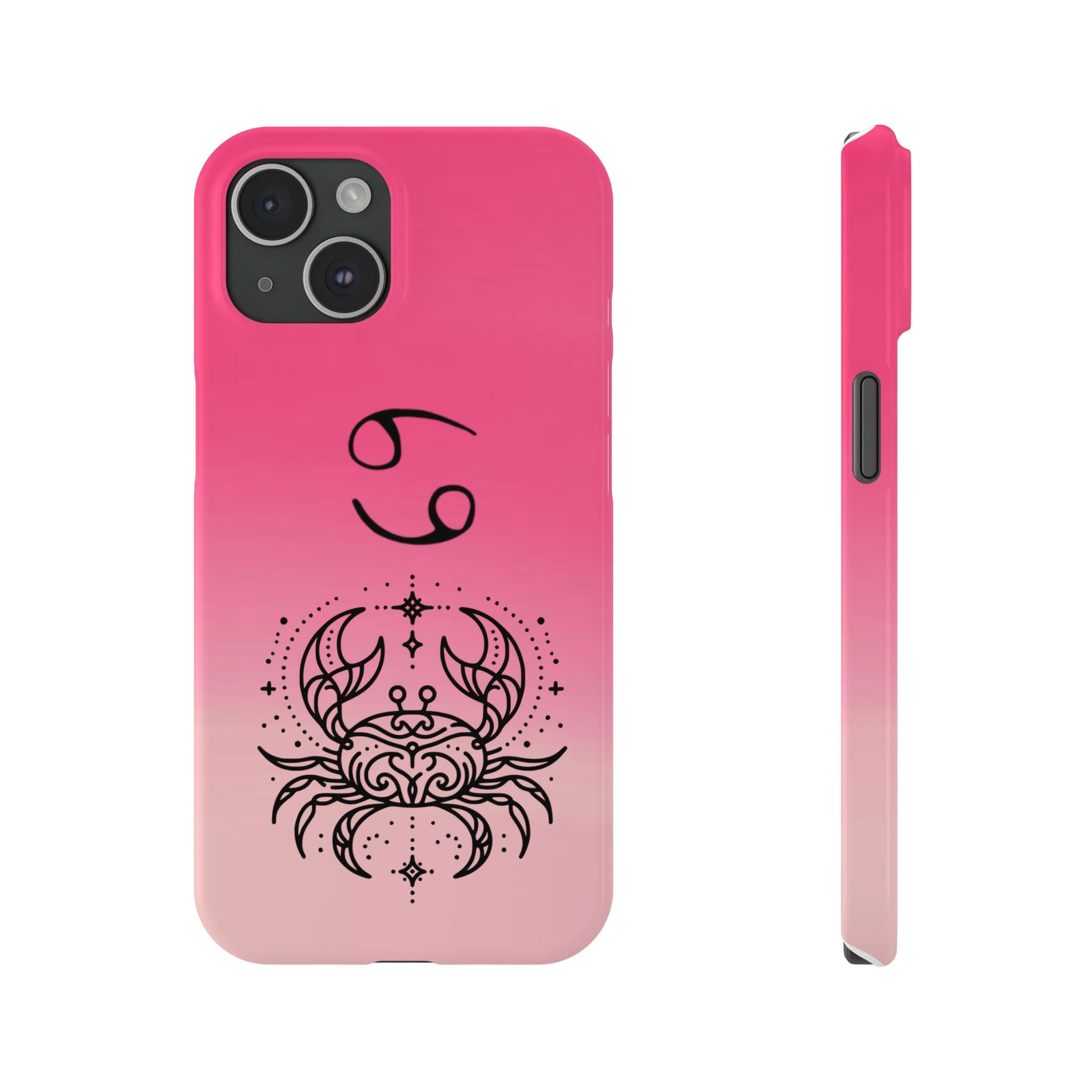 Cancer Slim Phone Case - Minimalist Zodiac/Life Support Design