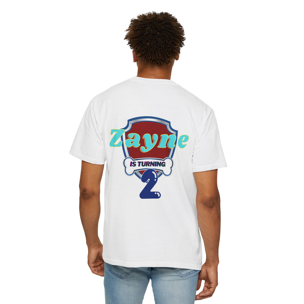 Kids' Paw Patrol Birthday T-Shirt — "Zayne Daddy 2" Personalized Party Tee