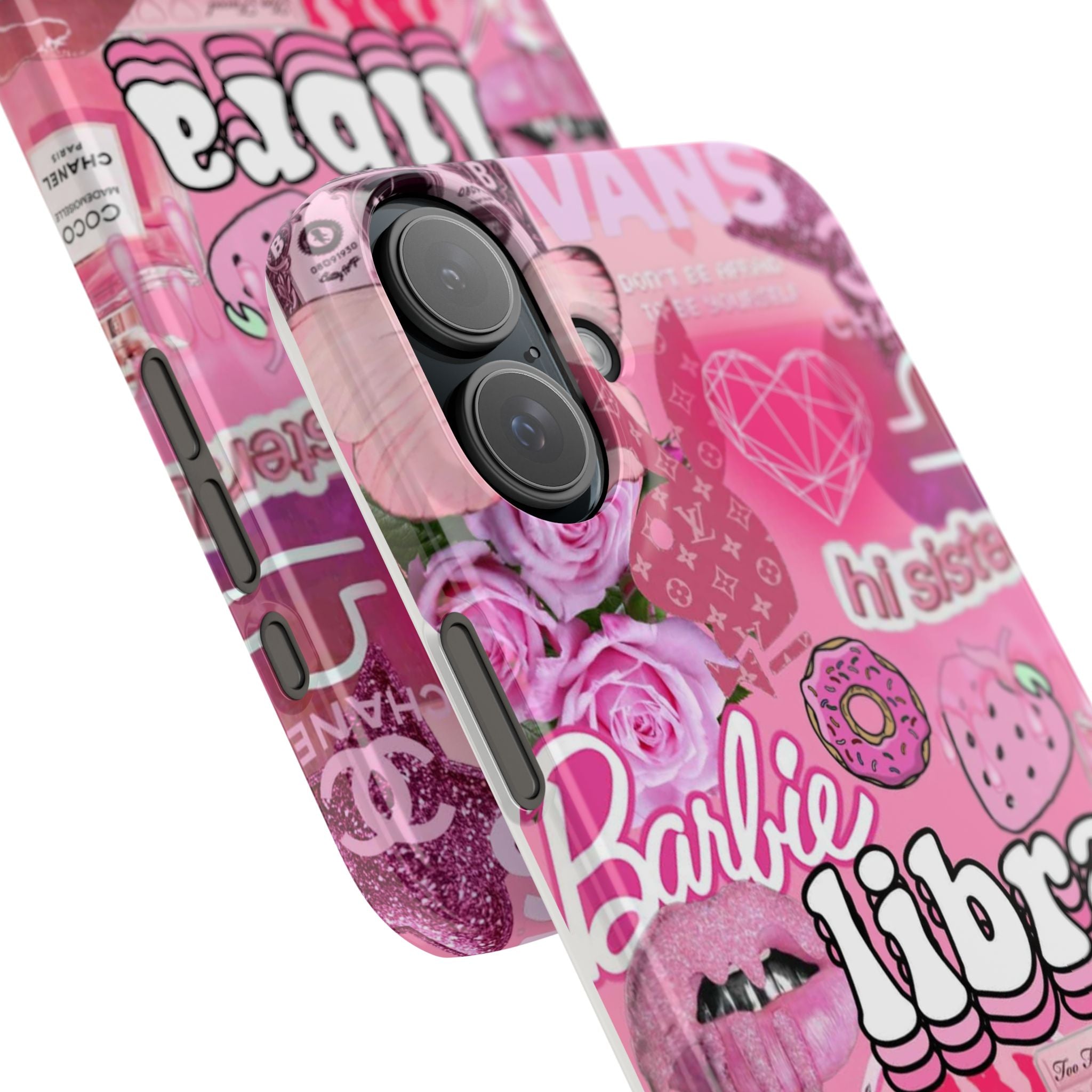 Libra Pink Collage Slim Phone Case