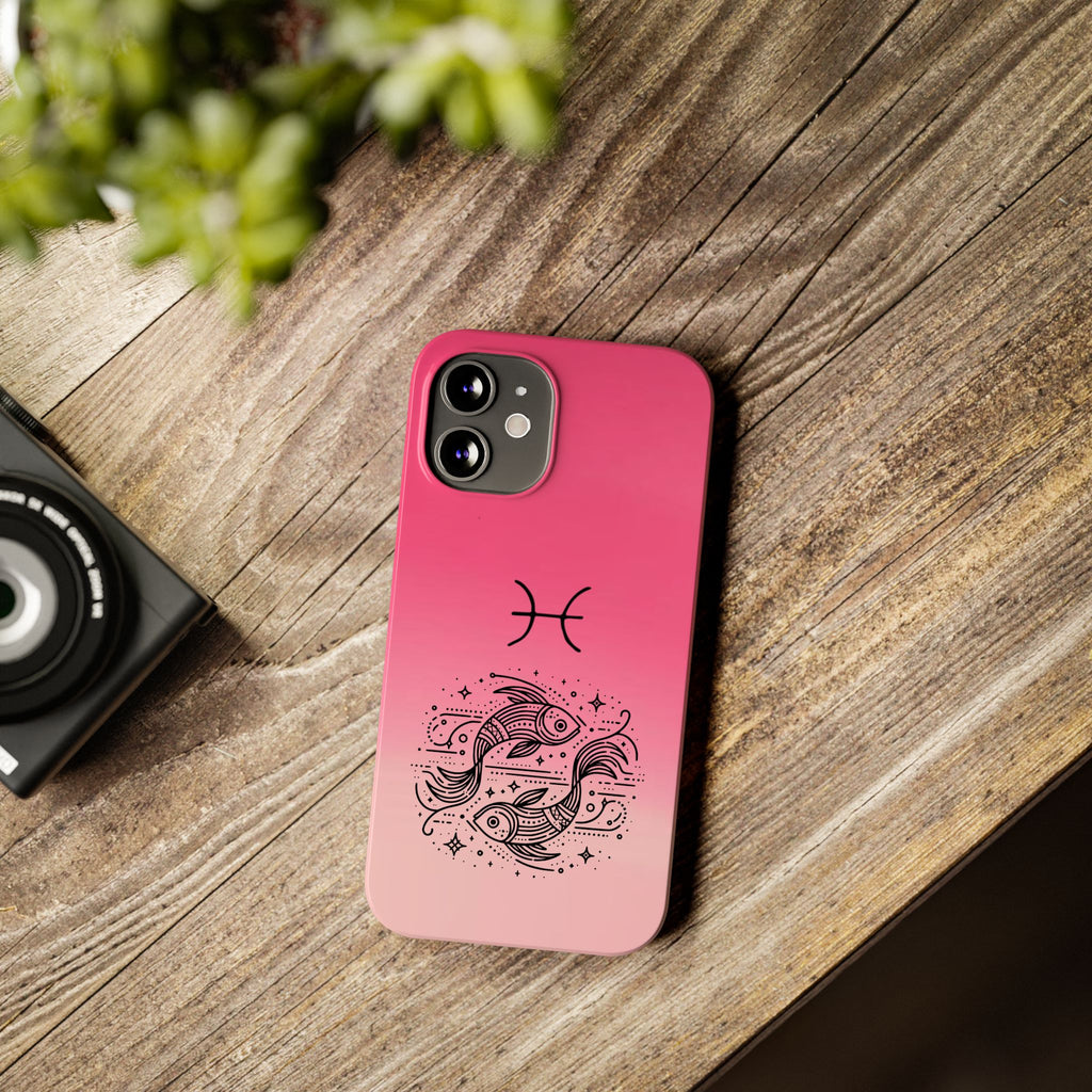 Pisces Slim Phone Case - Minimal Zodiac Phone Cover