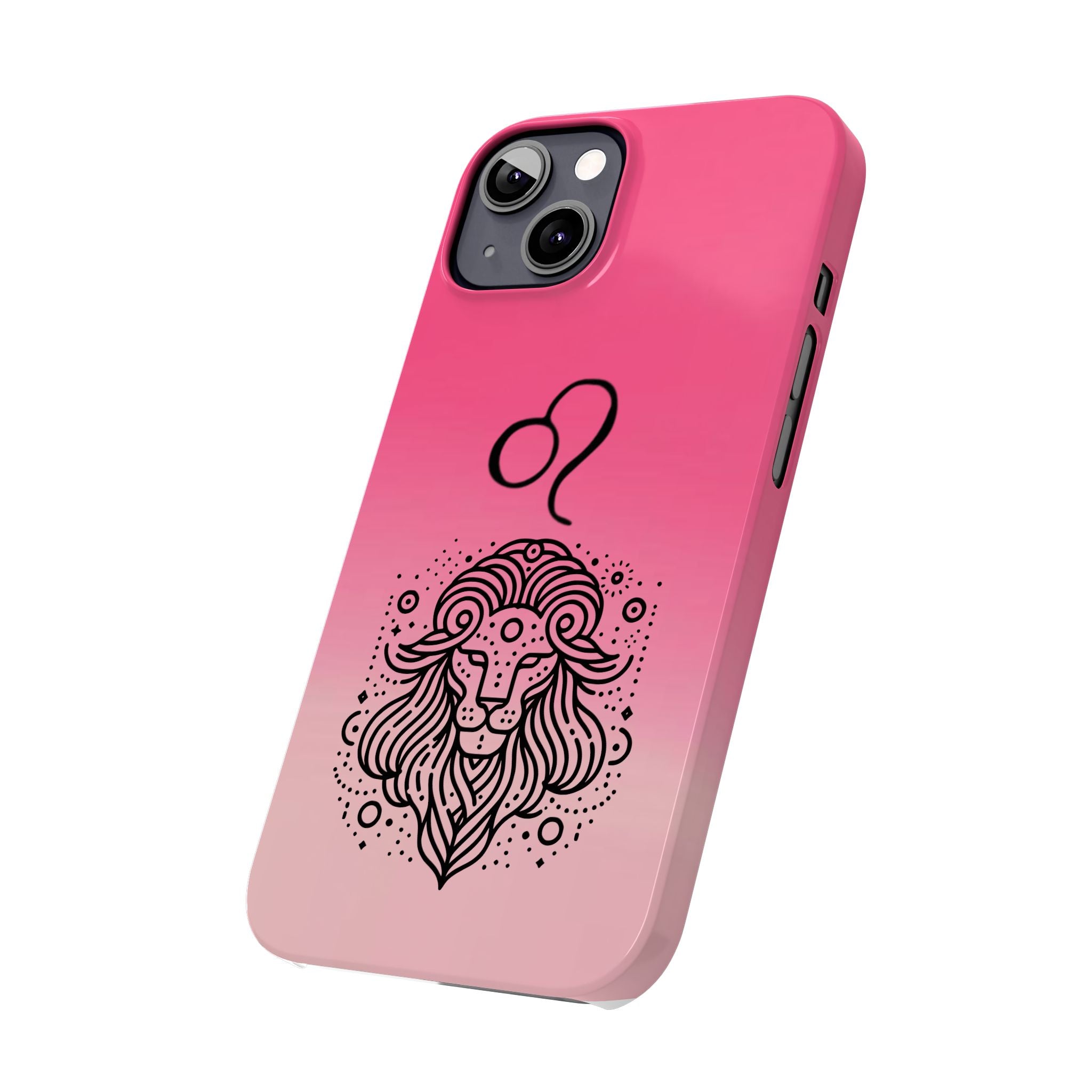 Leo Zodiac Slim Phone Case - Minimalist Horoscope Design