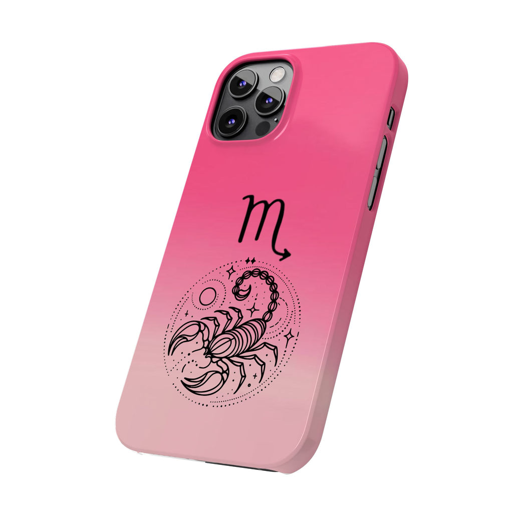 Scorpio Slim Phone Case - Zodiac Constellation Design