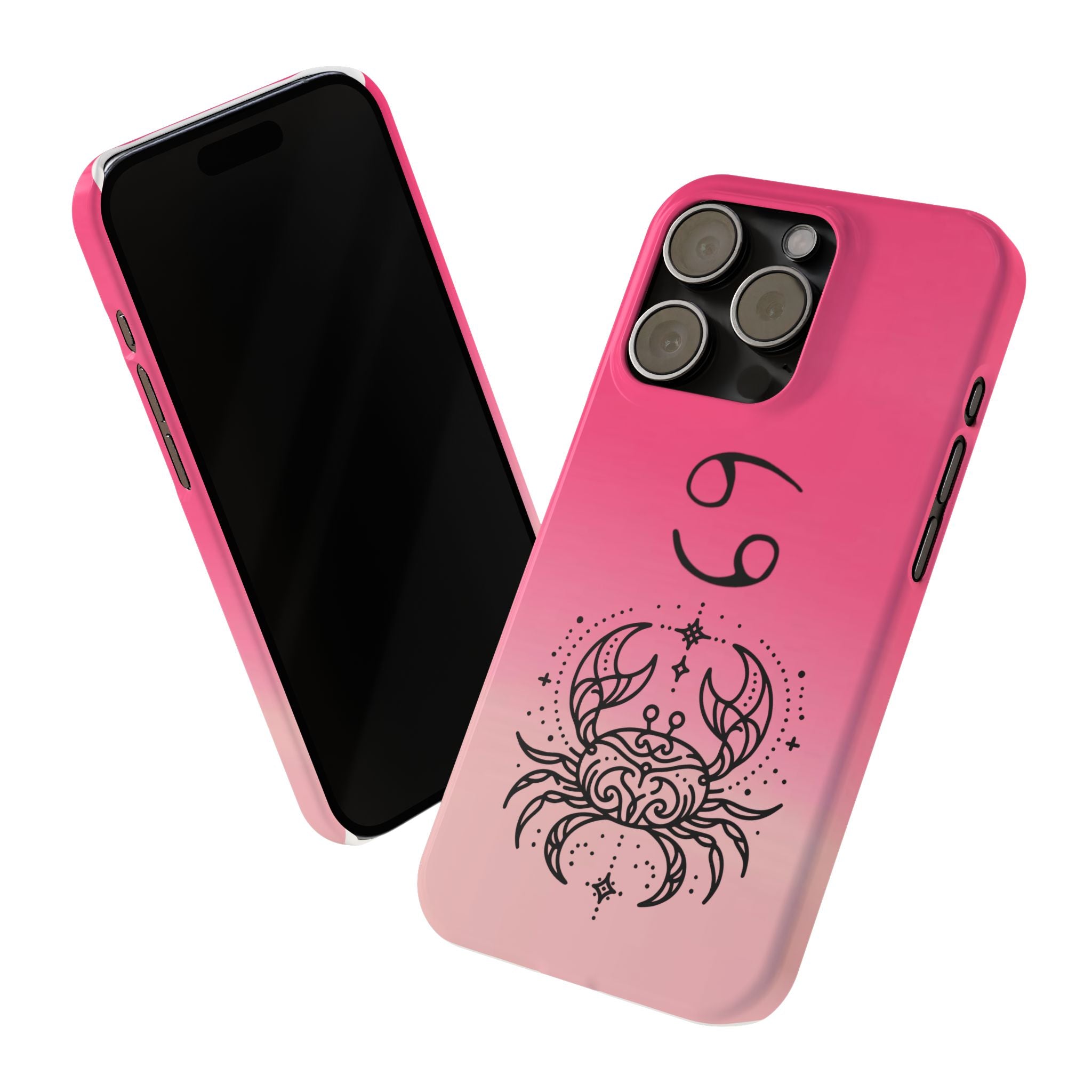 Cancer Slim Phone Case - Minimalist Zodiac/Life Support Design