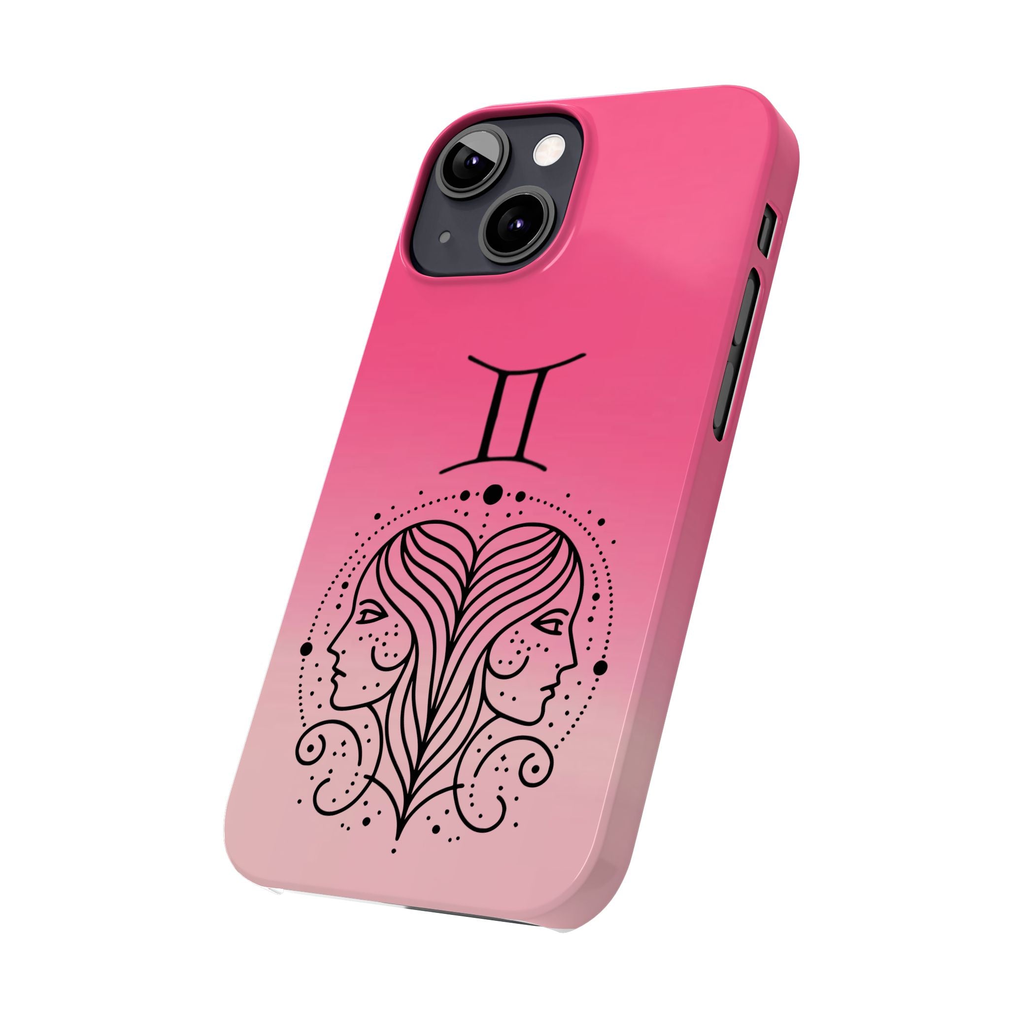 Gemini Slim Phone Case — Zodiac Constellation Design