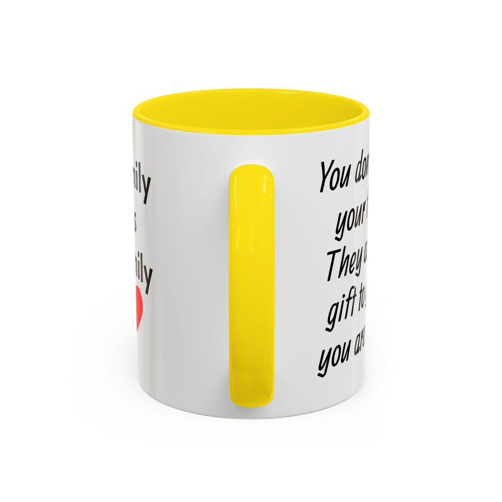 Personalized Family Photo Accent Coffee Mug — Custom 11/15oz Gift