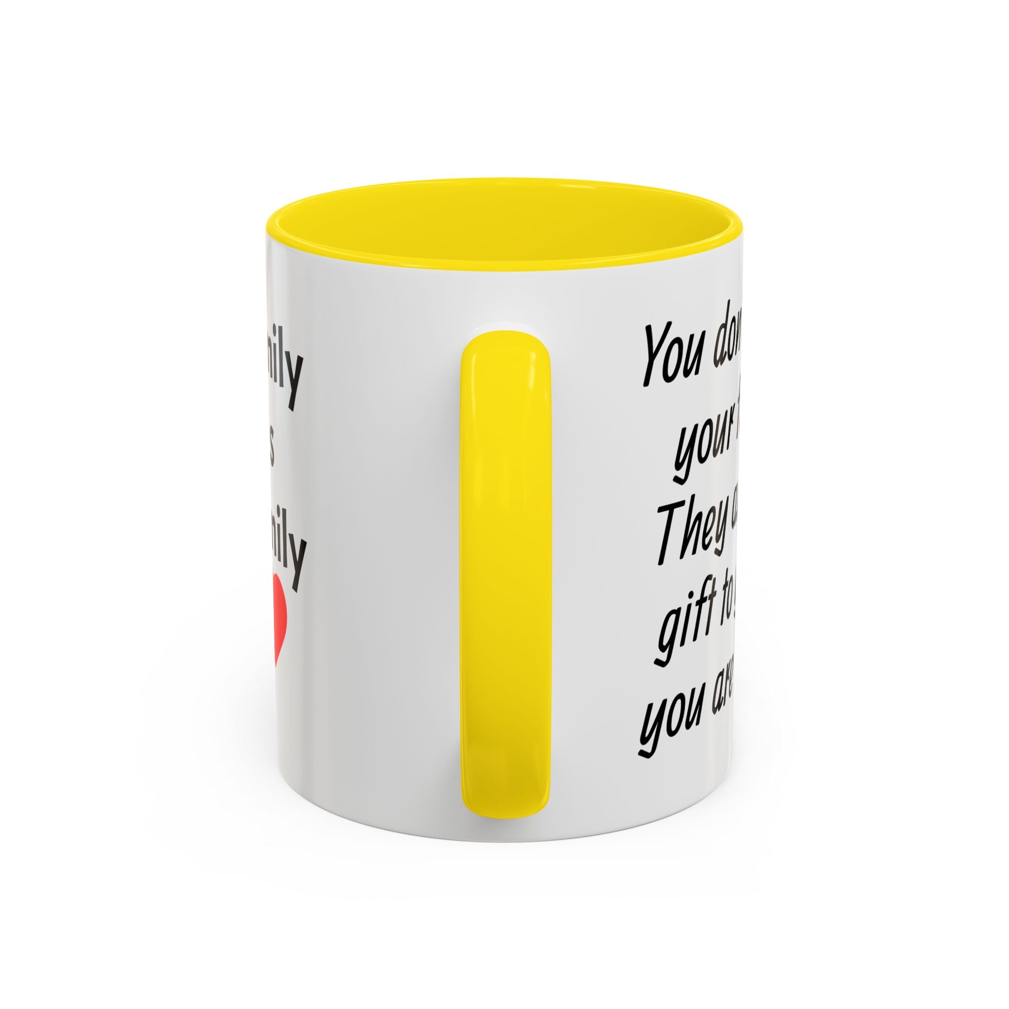 Personalized Family Photo Accent Coffee Mug — Custom 11/15oz Gift