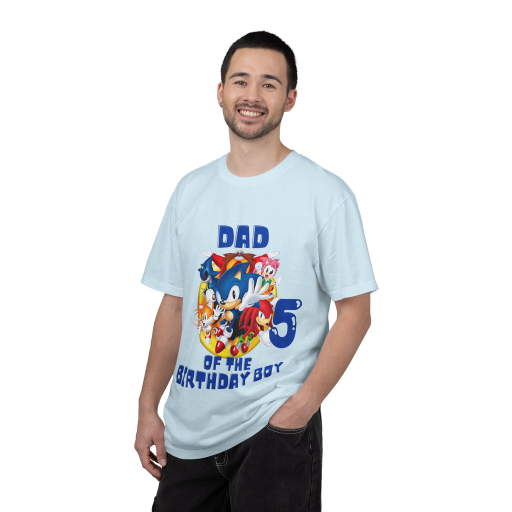 Personalized Dad of the Birthday Boy 5 T-Shirt — Kids' Party Dad Tee