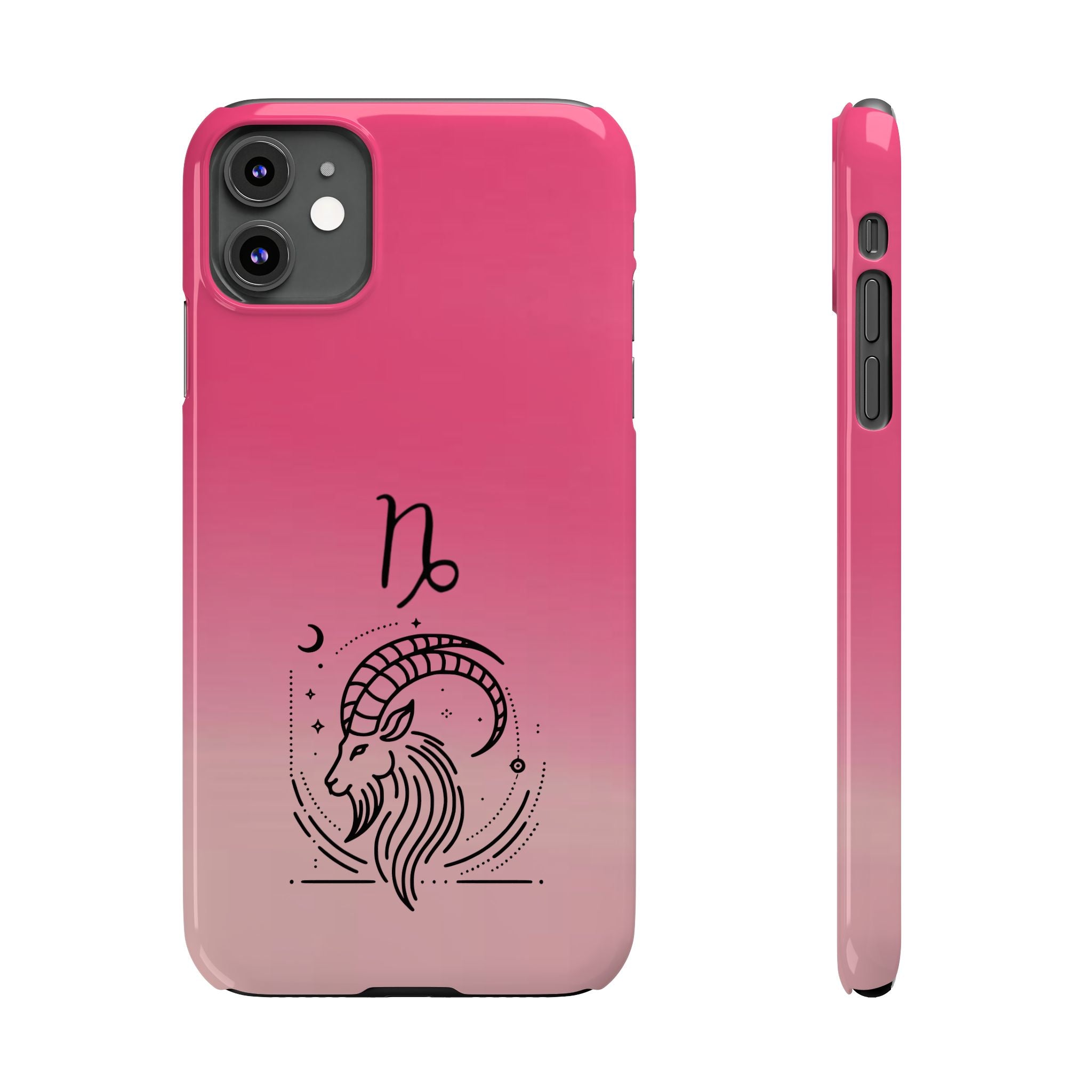 Capricorn Slim Phone Case - Minimal Zodiac Phone Cover