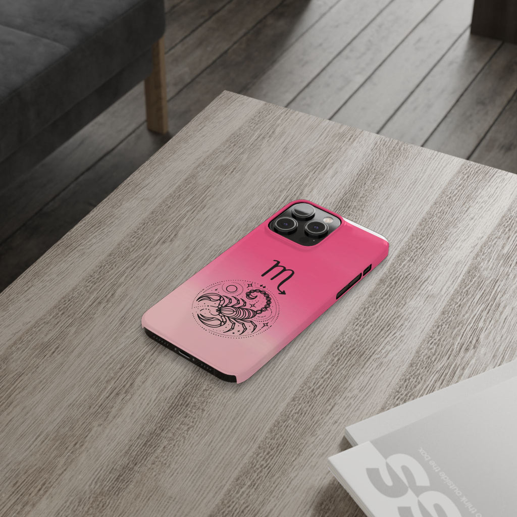 Scorpio Slim Phone Case - Zodiac Constellation Design